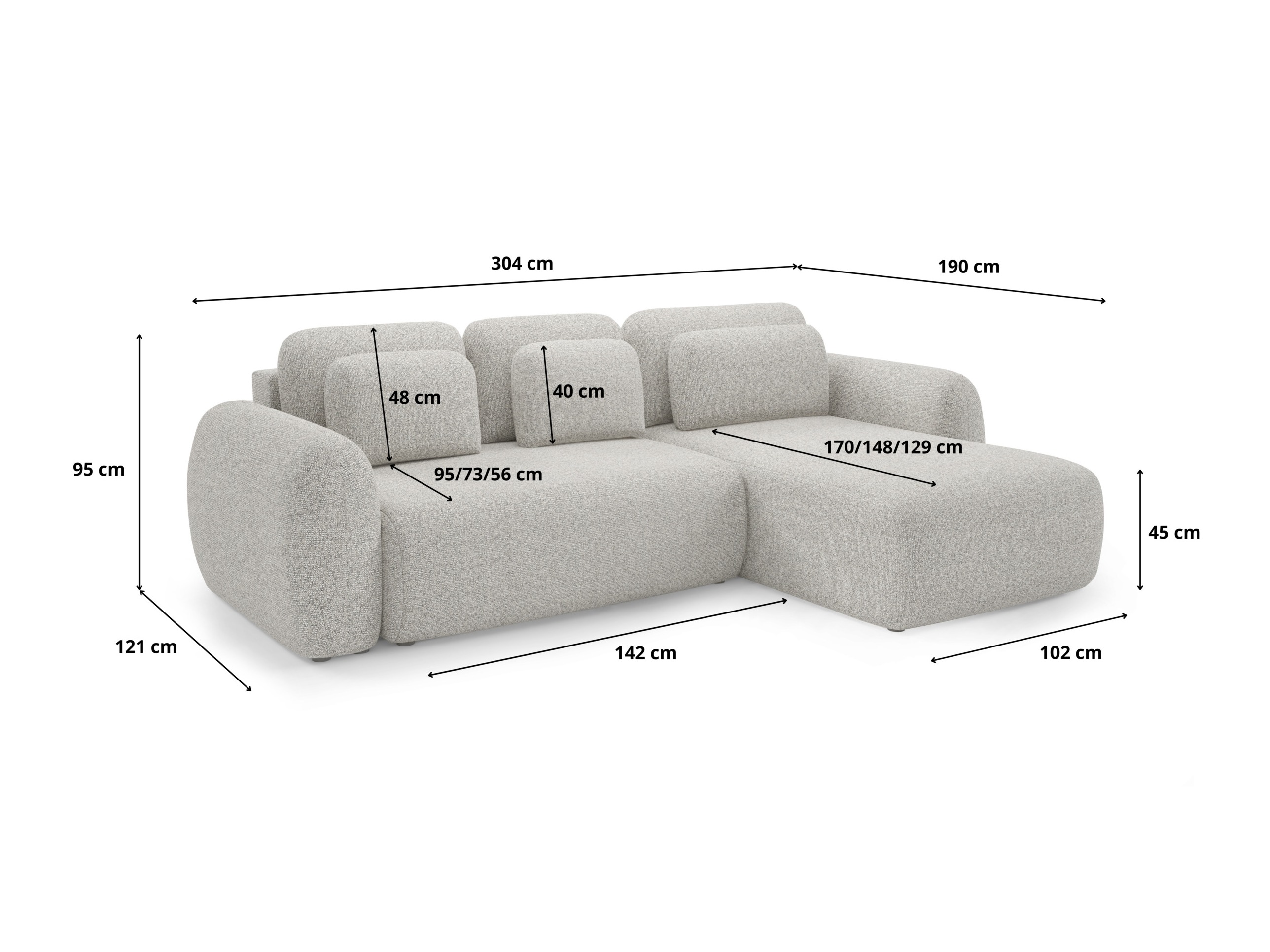 Corner sofa Franklin 104 (Puente 80)