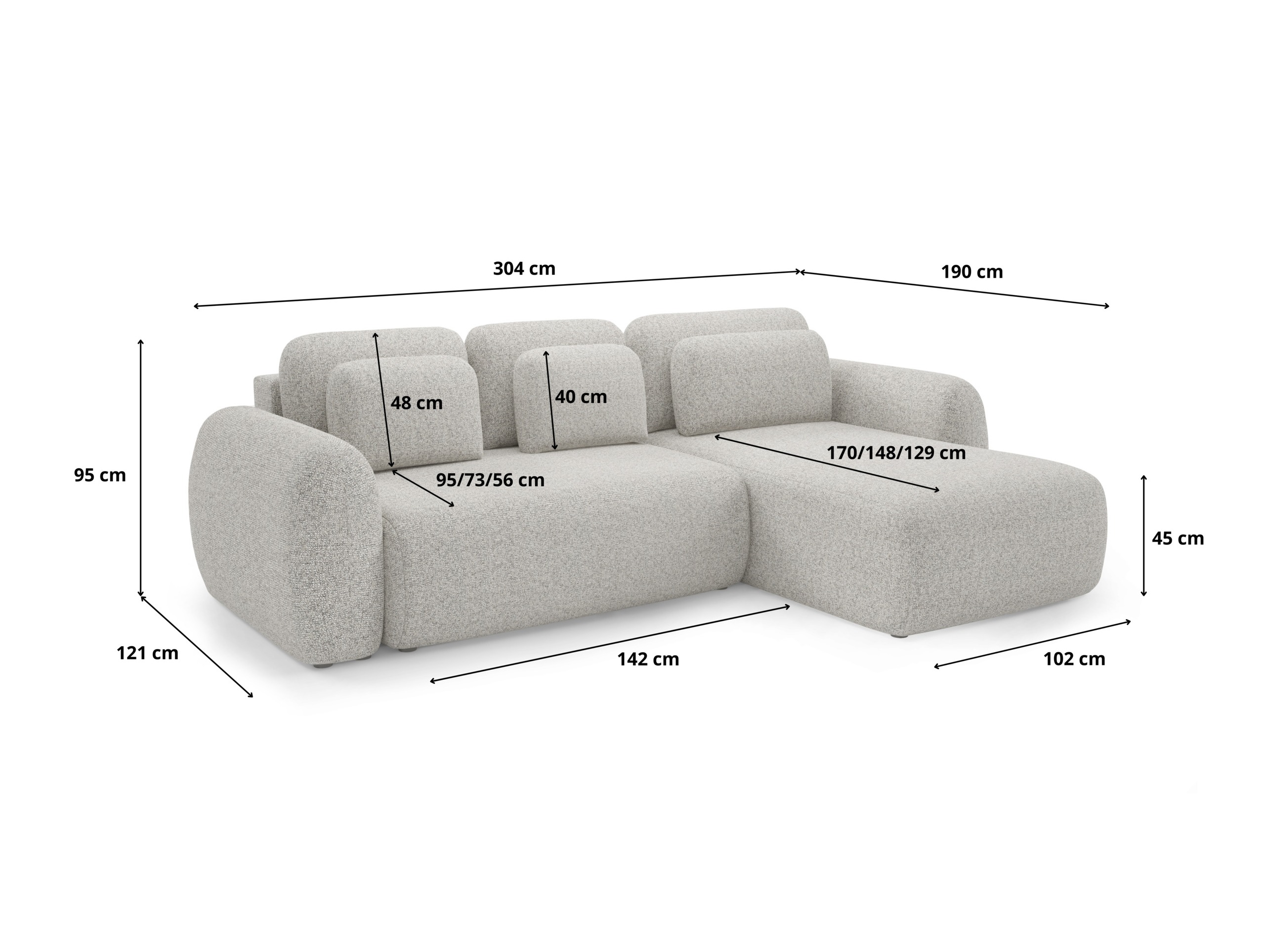 Corner sofa Franklin 104 (Puente 94)