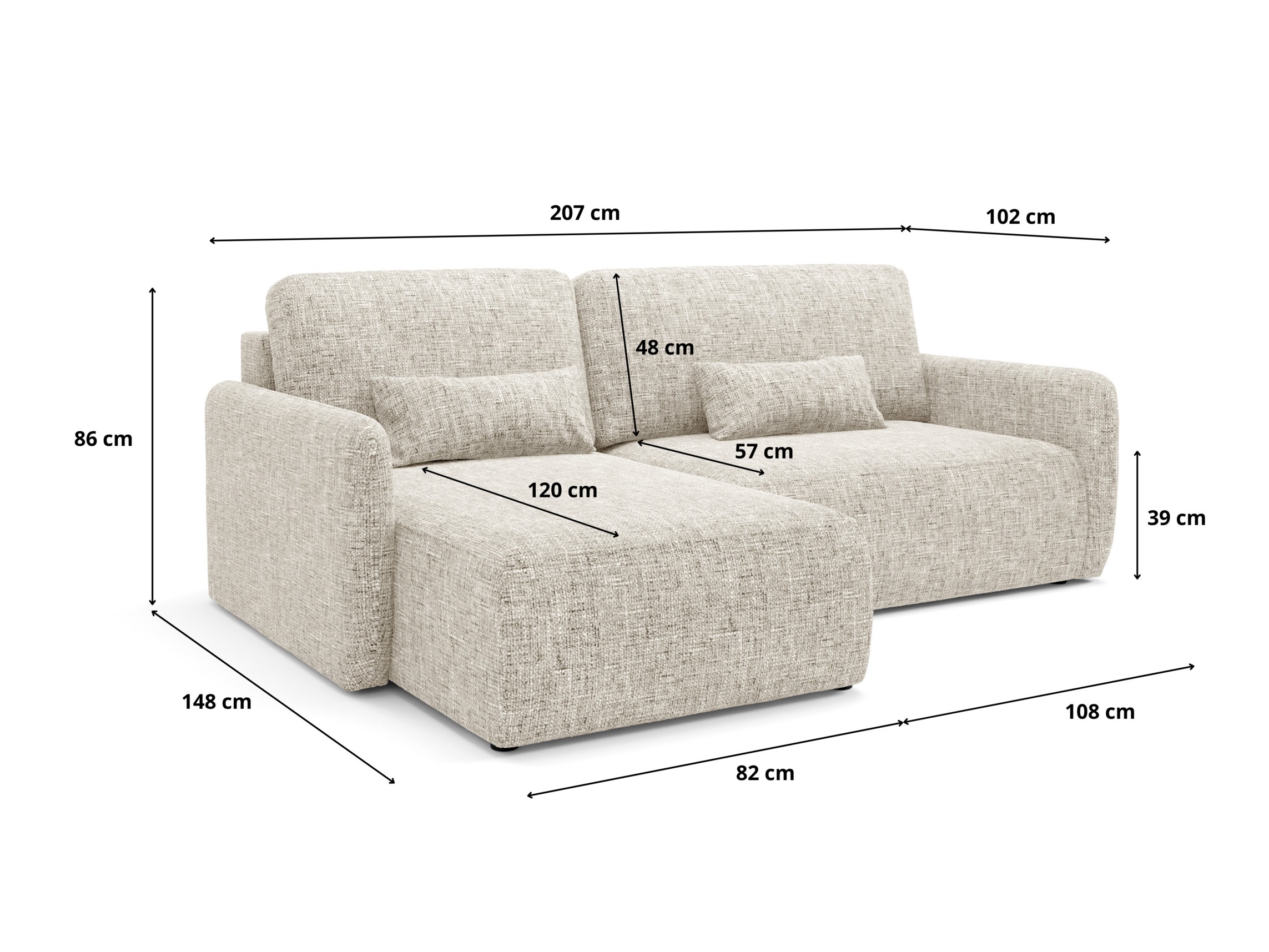 Corner sofa Franklin 107 (Imo 35)