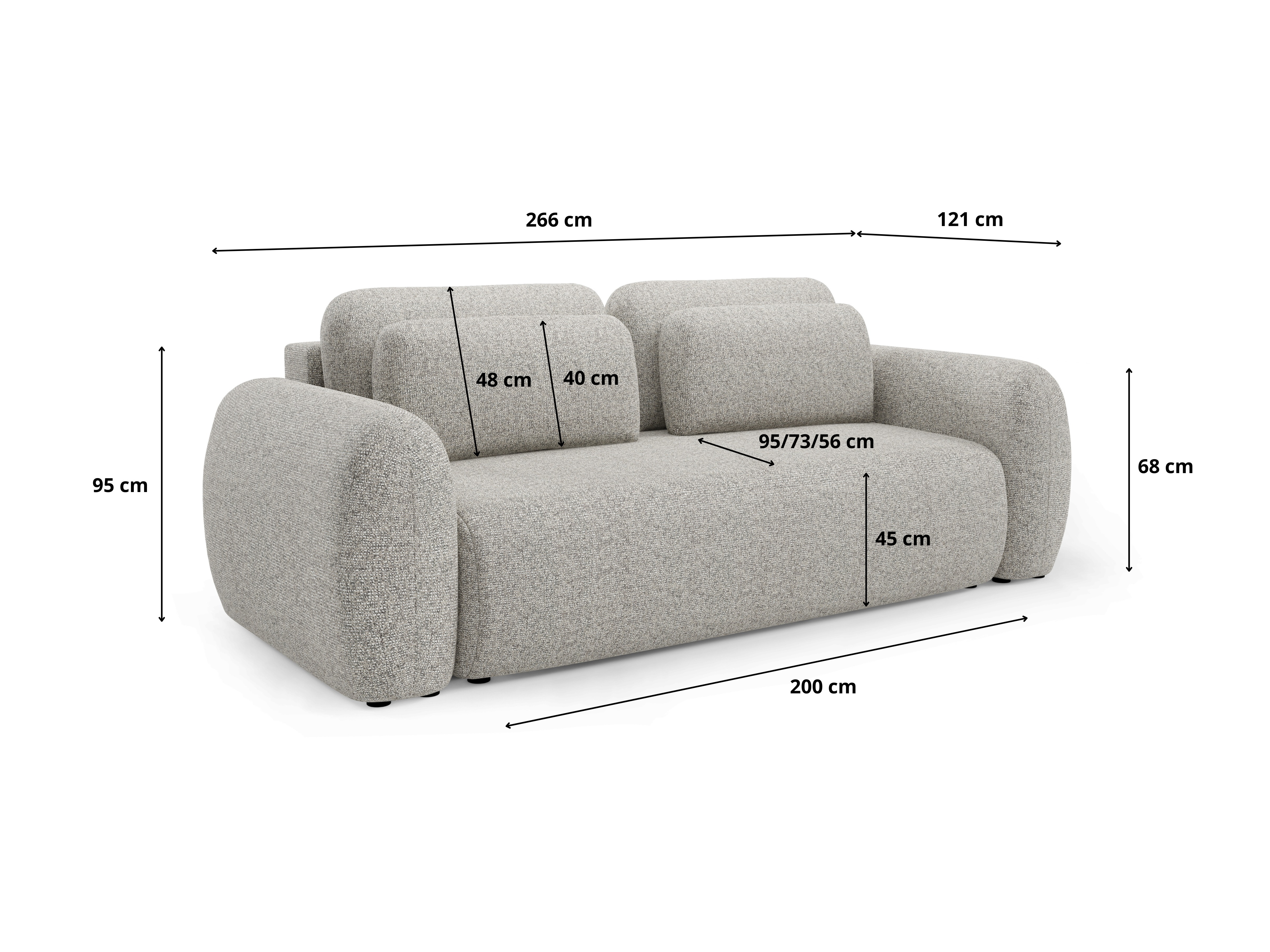 Sofa bed Franklin 102 (Puente 52)