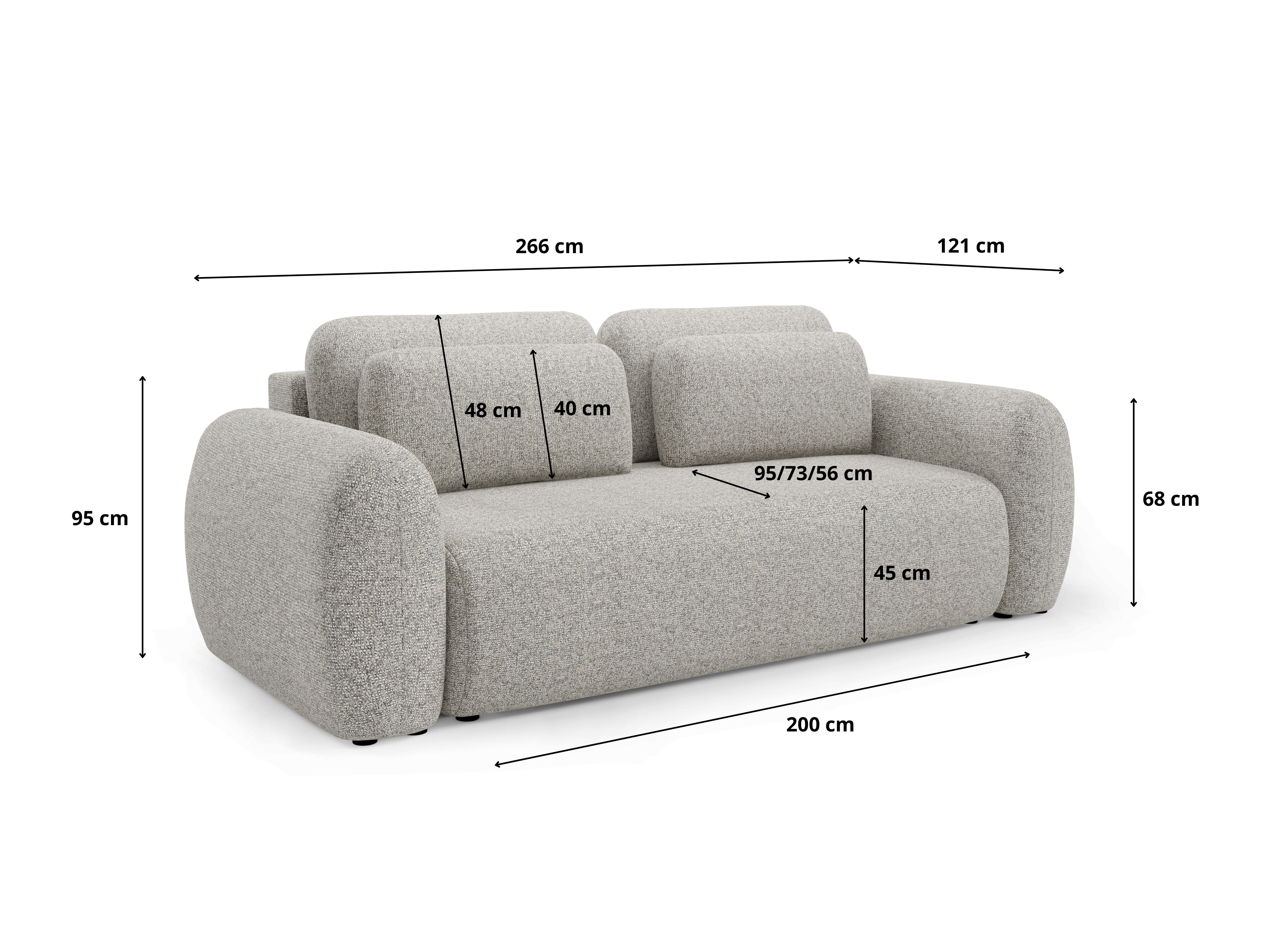 Sofa bed Franklin 102 (Puente 80)