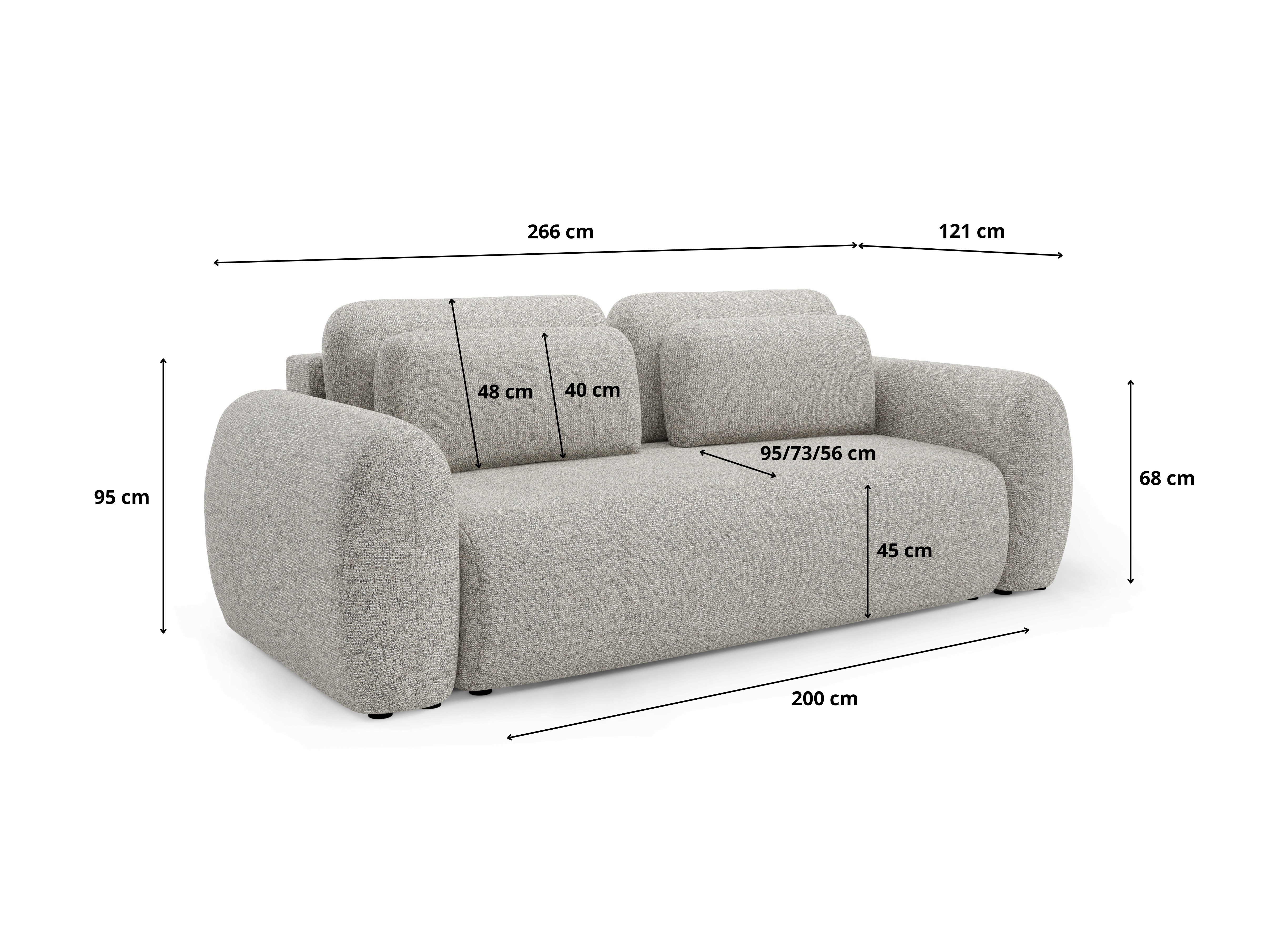 Sofa bed Franklin 102 (Puente 92)