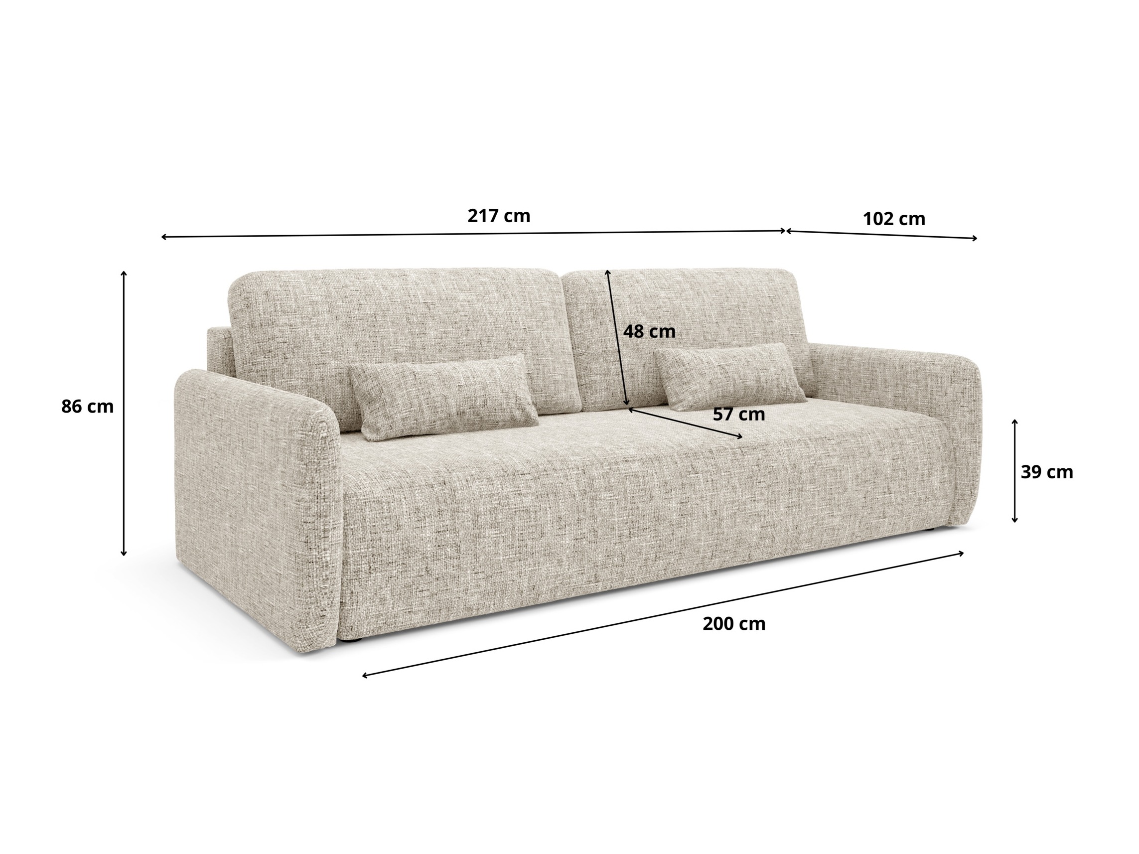 Sofa bed Franklin 106 (Imo 20)