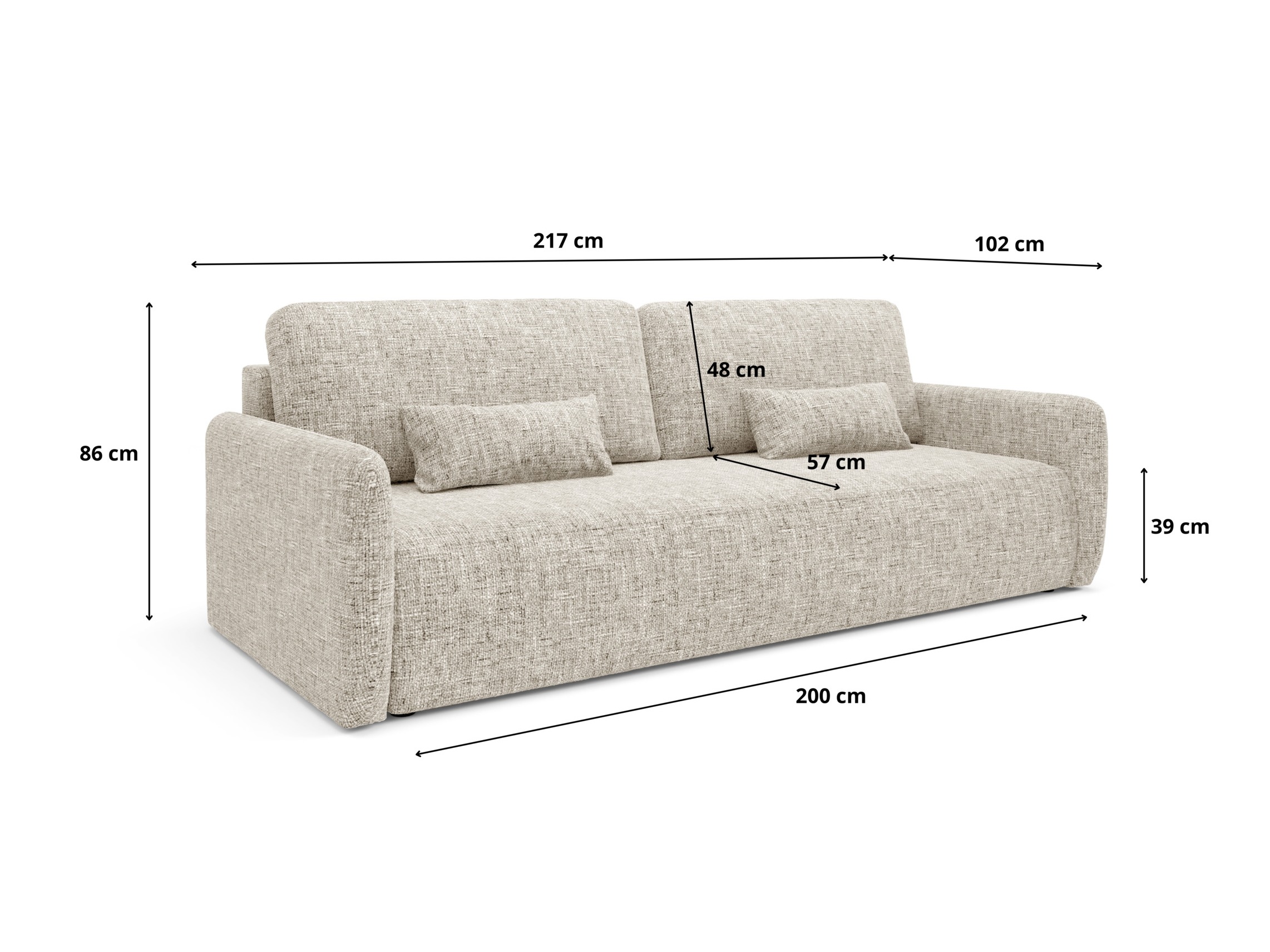 Sofa bed Franklin 106 (Imo 50)
