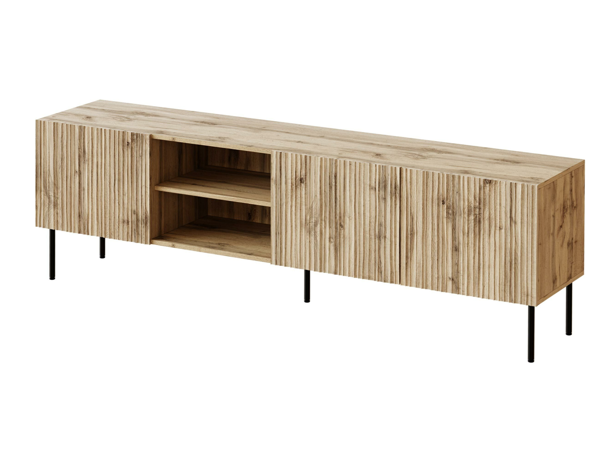 TV stand Lorelbo 103 (Wotan Oak + Black)