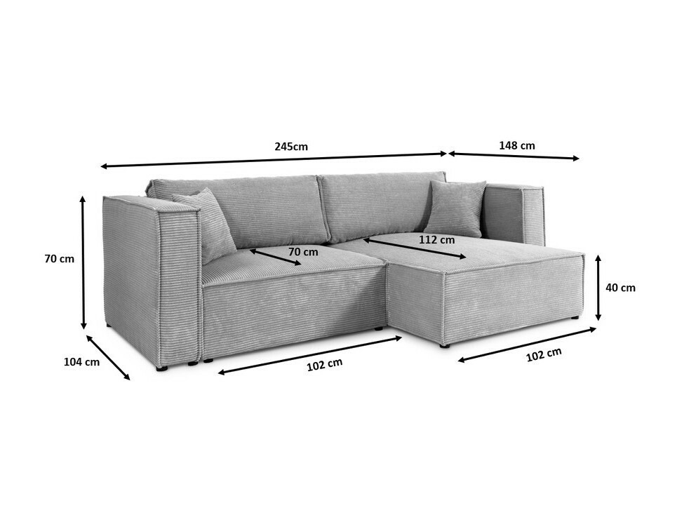 Corner sofa Franklin 111 (Poso 60)