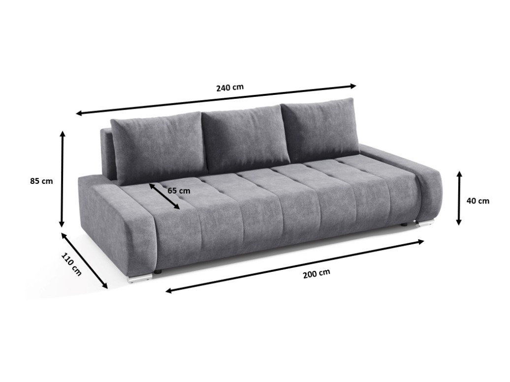Sofa bed Franklin 117 (Aston 19)