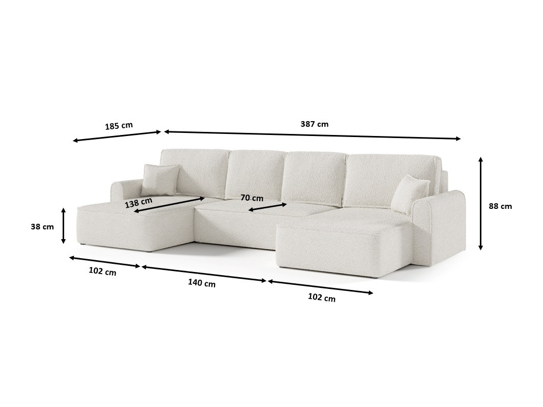 Corner sofa Franklin 129 (Abriamo 02)