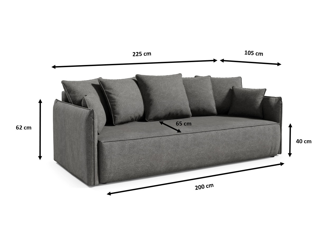 Sofa bed Franklin 116 (Castel 39)