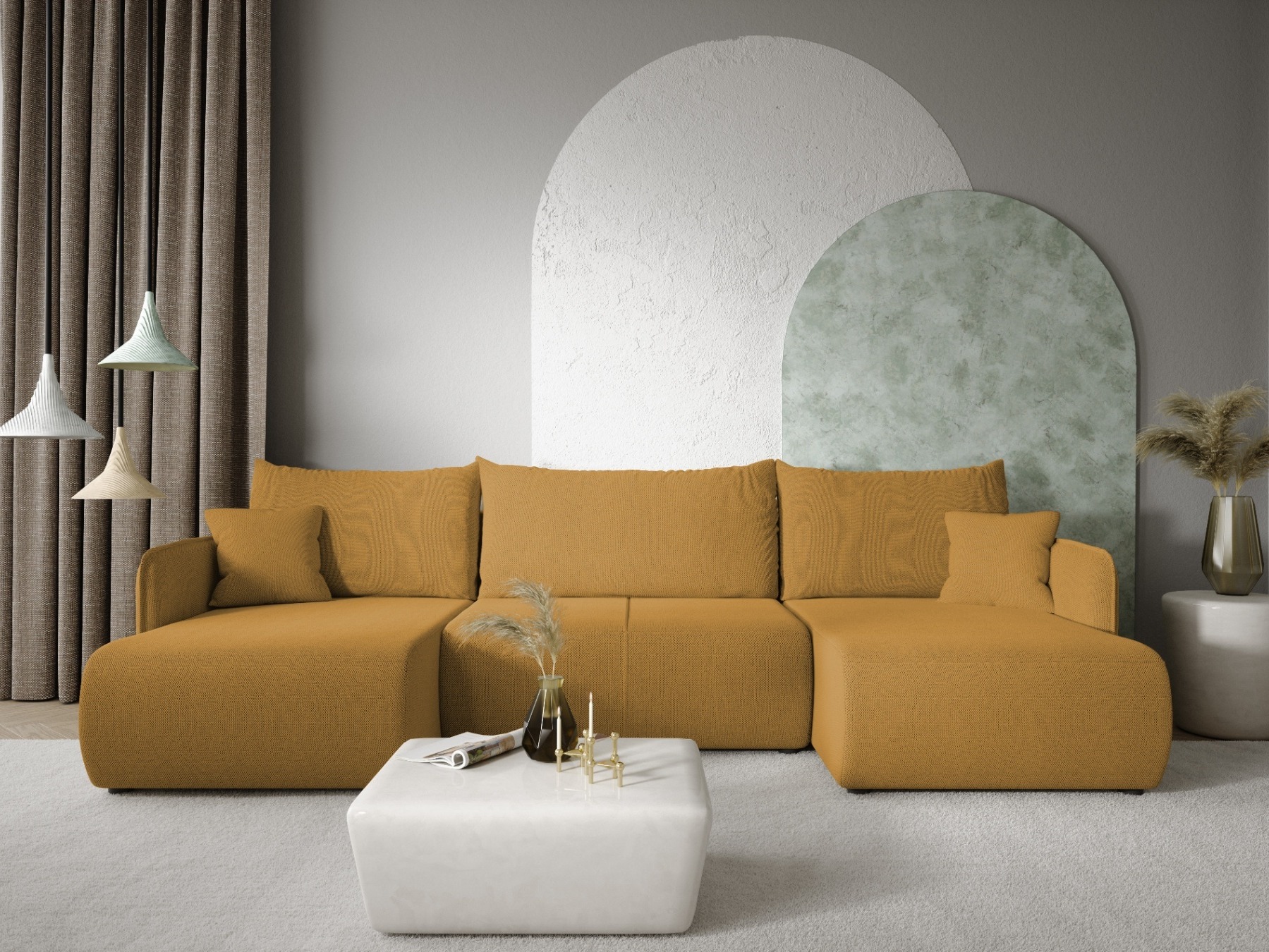 Corner sofa Franklin 136 (Curio 48)