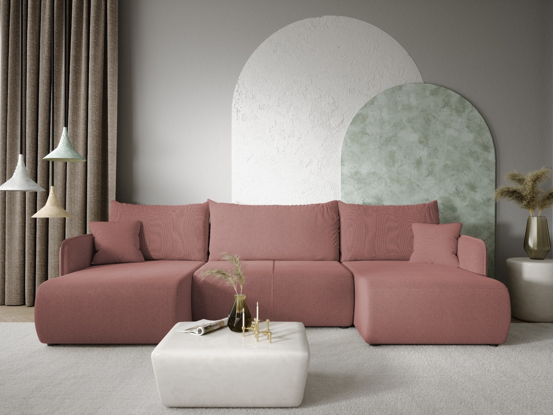 Corner sofa Franklin 136 (Curio 63)