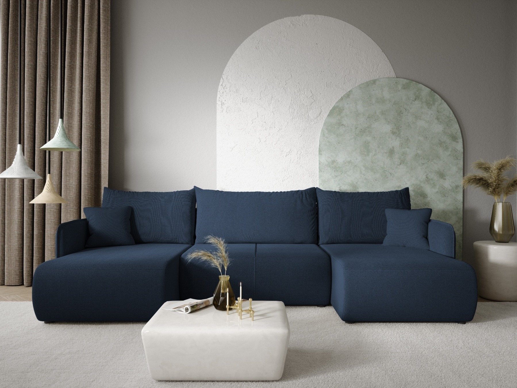 Corner sofa Franklin 136 (Curio 78)
