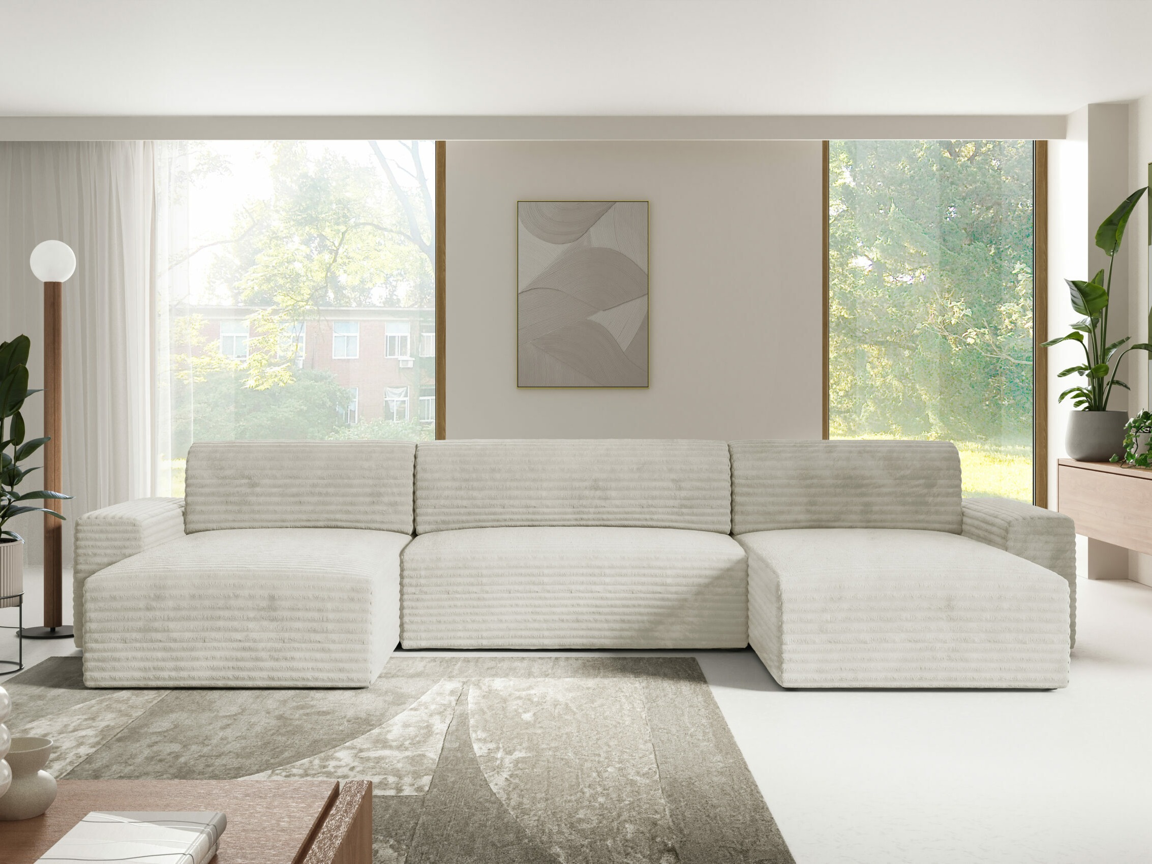 Corner sofa Franklin 143 (Tilia 01)