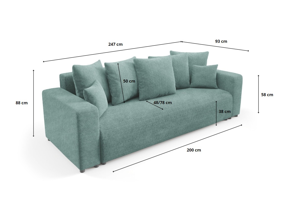 Sofa bed Franklin 138 (Onega 10)