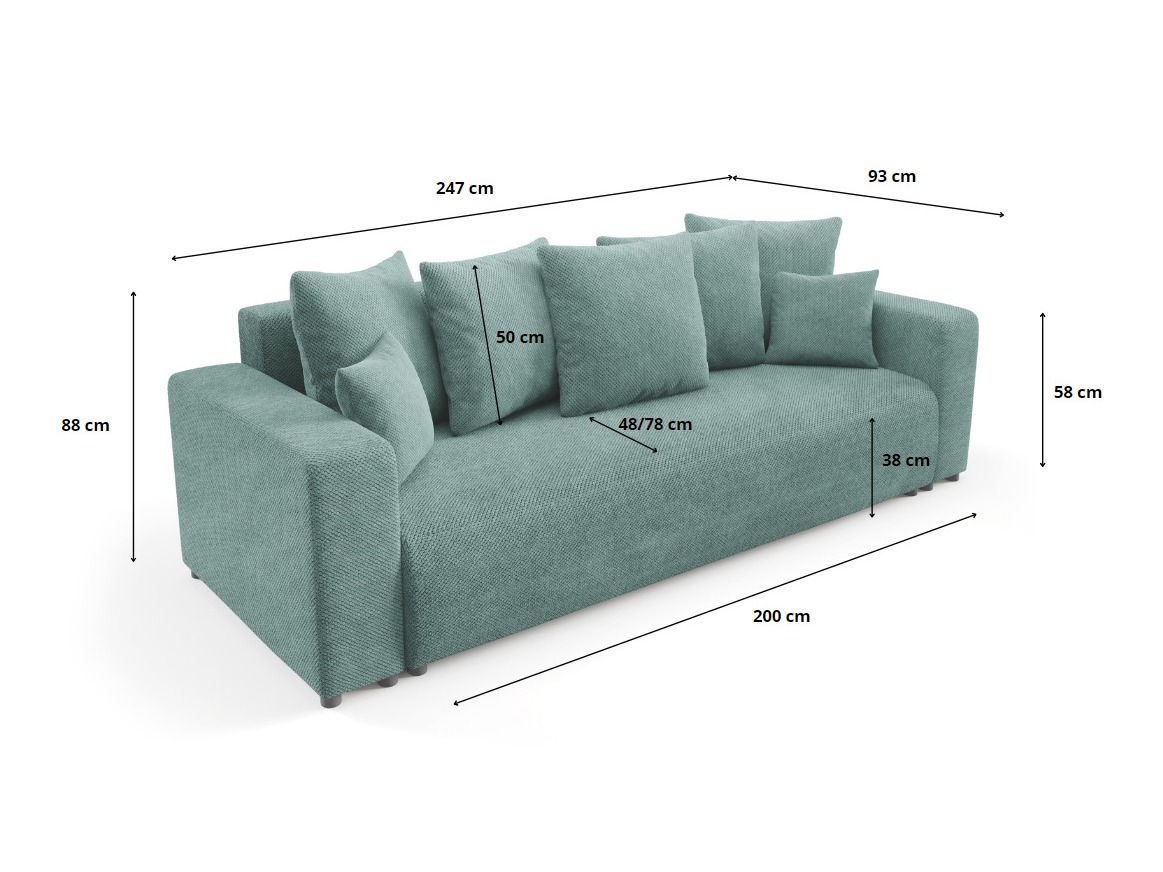 Sofa bed Franklin 138 (Onega 11)
