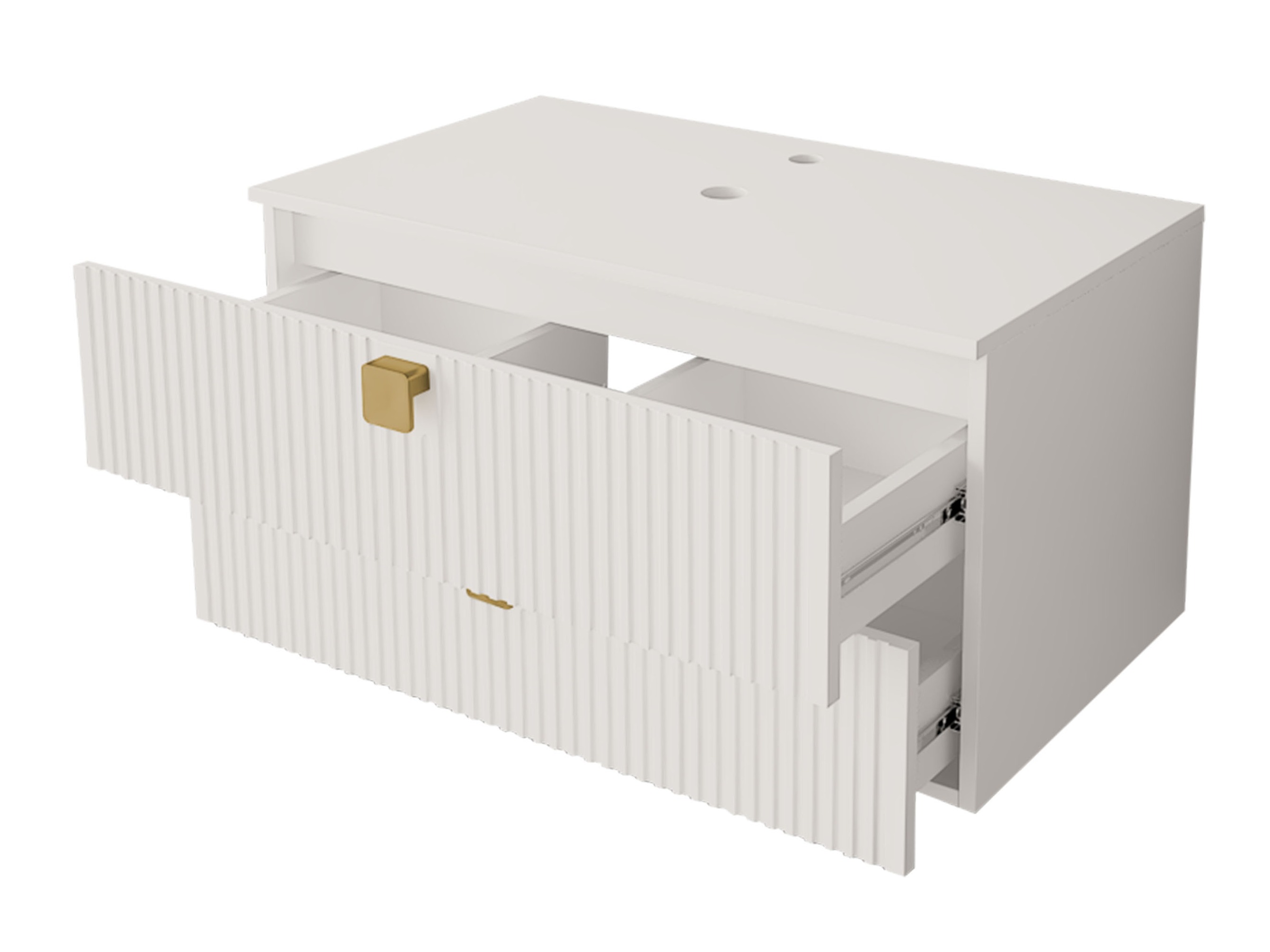Bathroom set Panium (Light brown)