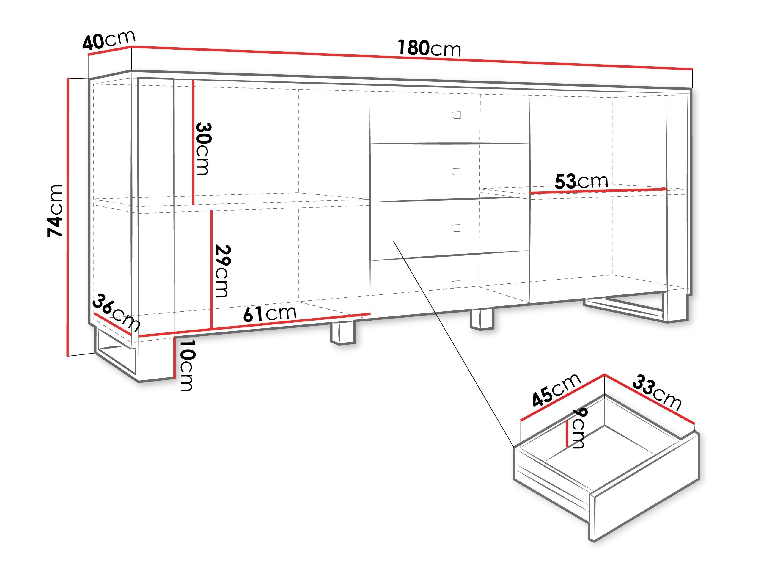 Chest of drawers Comfivo Vestora