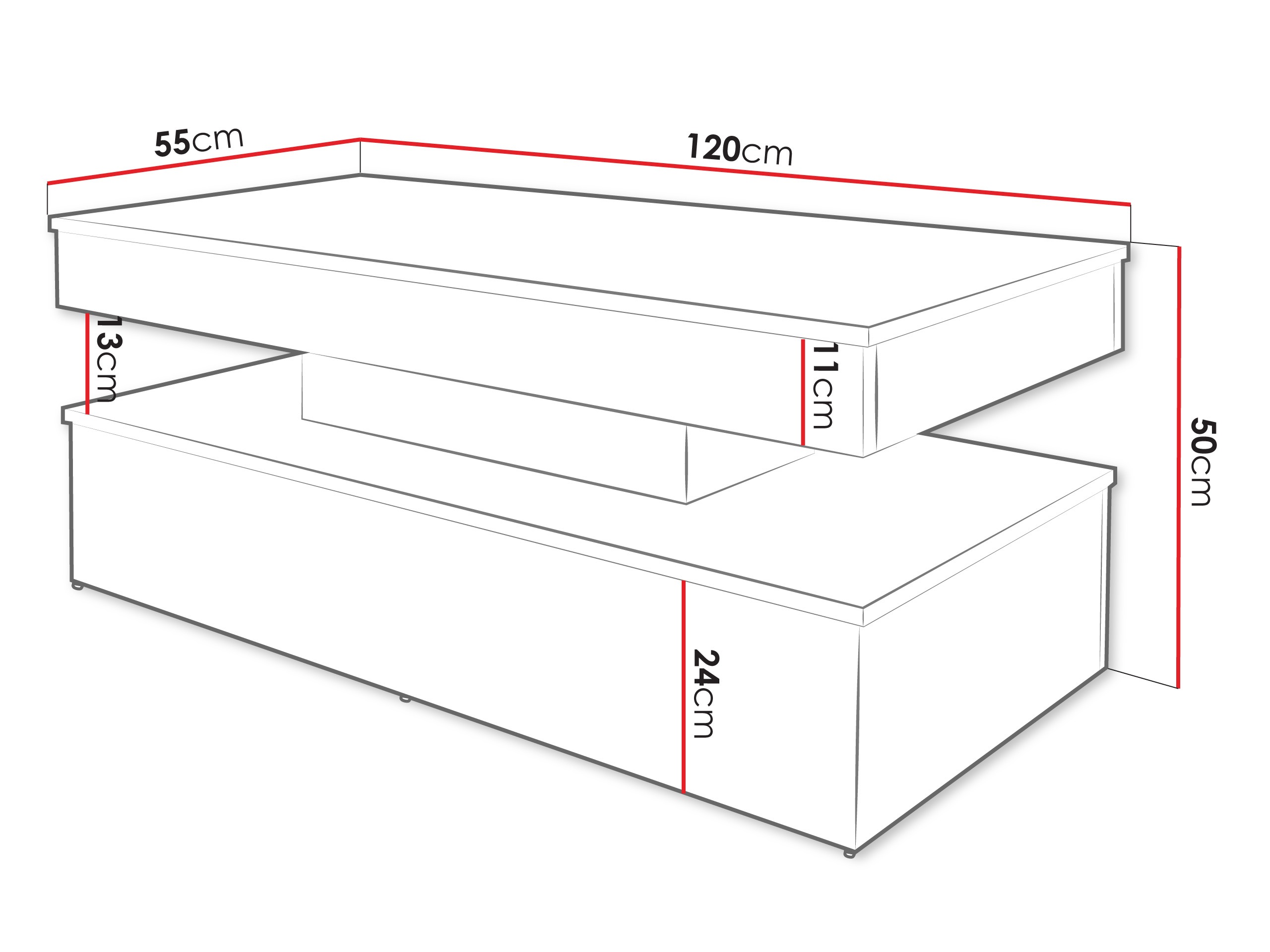 Coffee table Monfero (Cashmere)