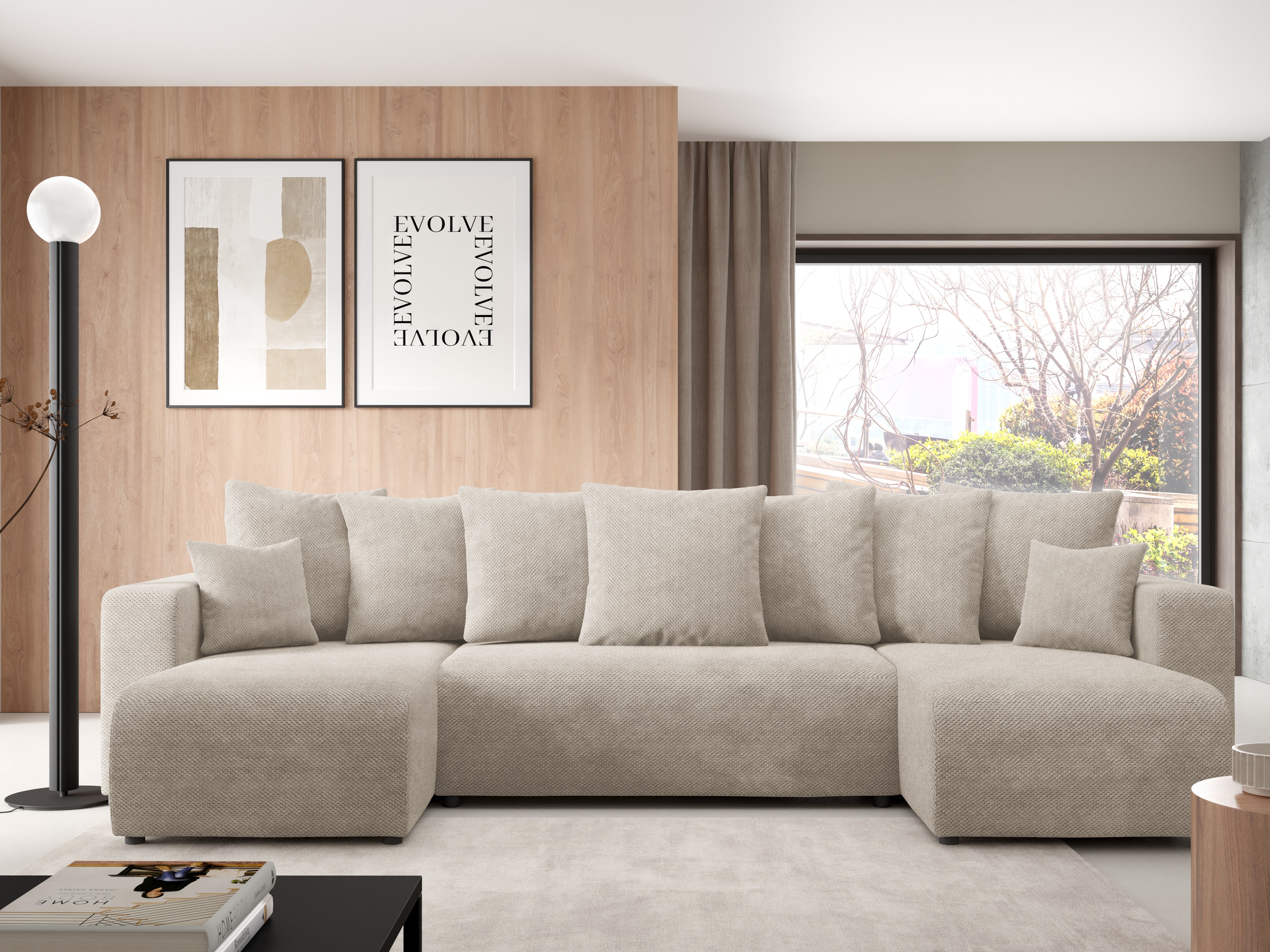 Corner sofa Franklin 144 (Onega 02)
