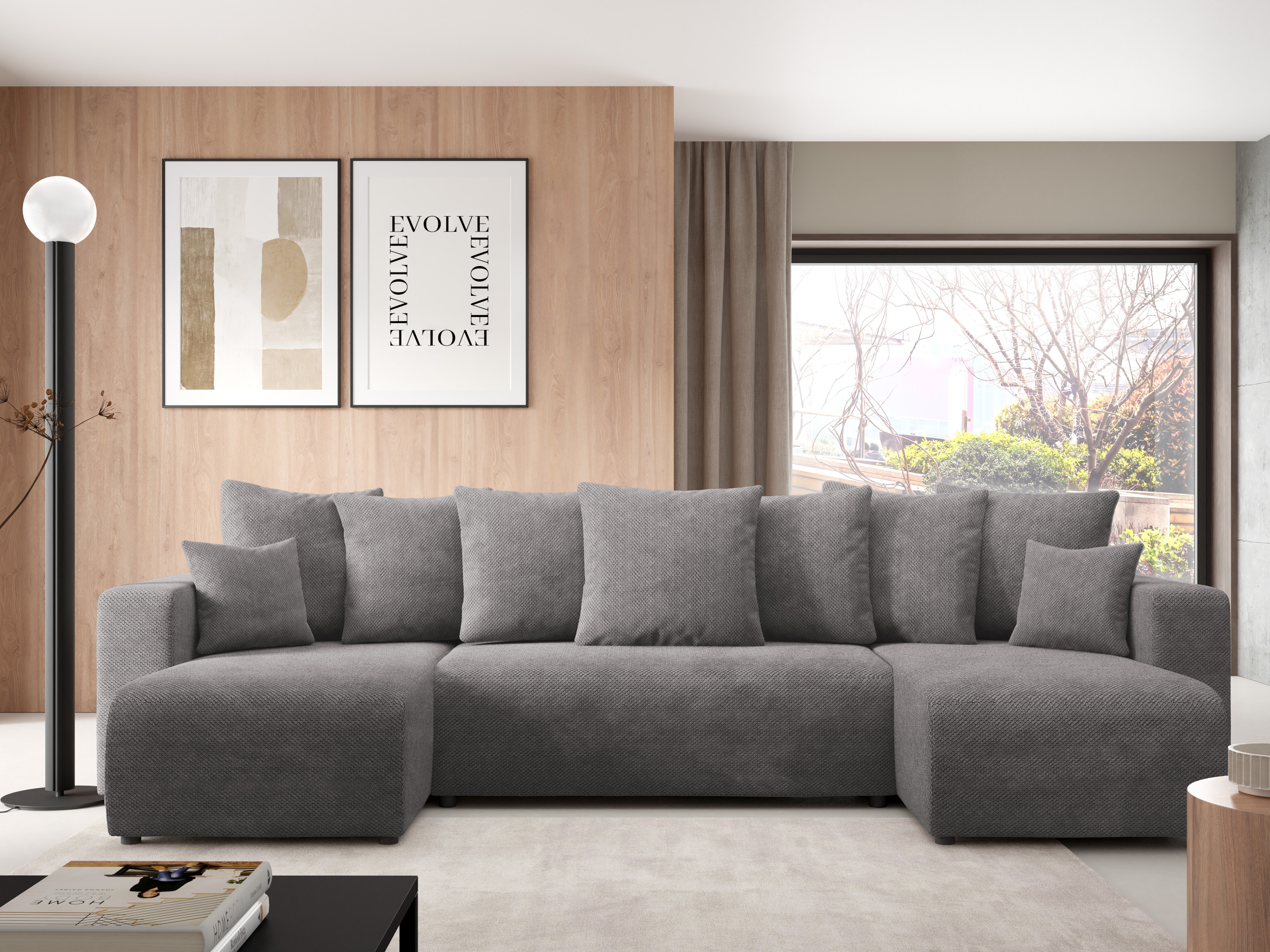 Corner sofa Franklin 144 (Onega 07)