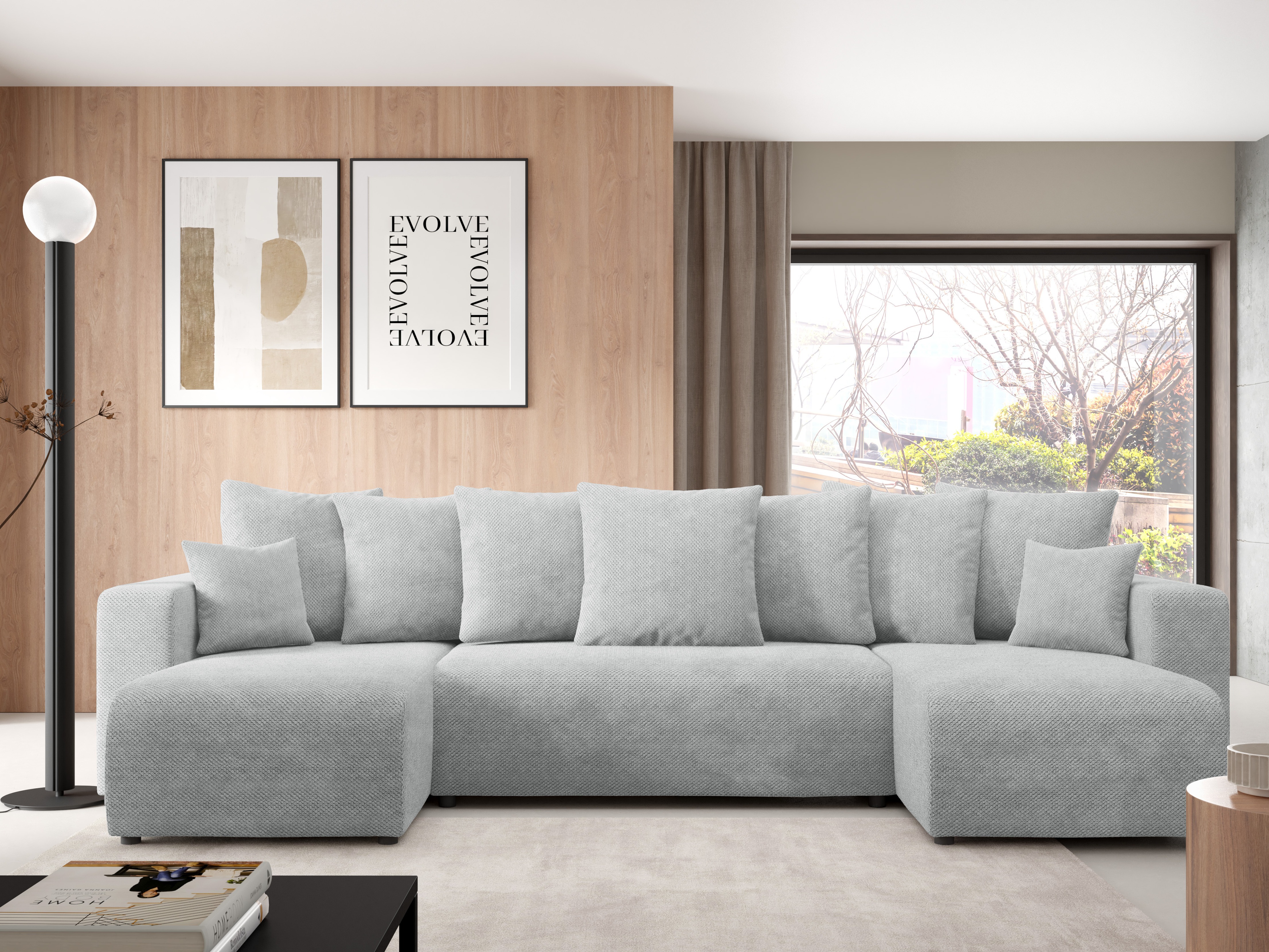 Corner sofa Franklin 144 (Onega 08)