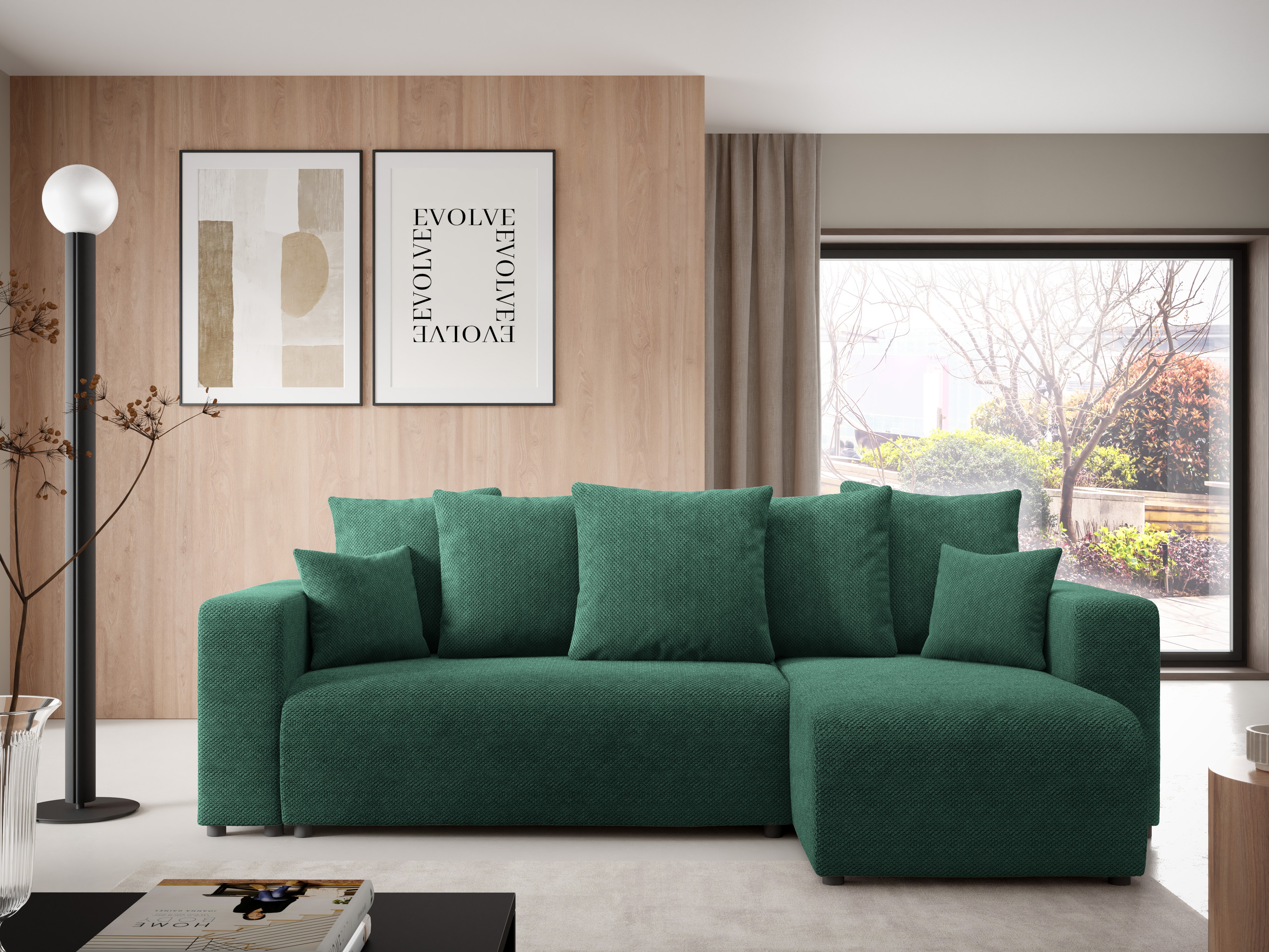 Corner sofa Franklin 146 (Onega 01)