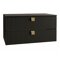 Wall-mounted bathroom cabinet for washbasin Orlvera 102 (Black)