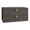 Wall-mounted bathroom cabinet for washbasin Orlvera 102 (Grey)