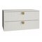 Wall-mounted bathroom cabinet for washbasin Orlvera 102 (White)