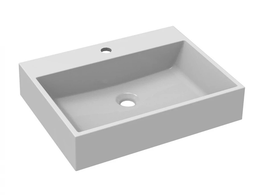 Wall-mounted bathroom cabinet for washbasin Panium (Light brown)