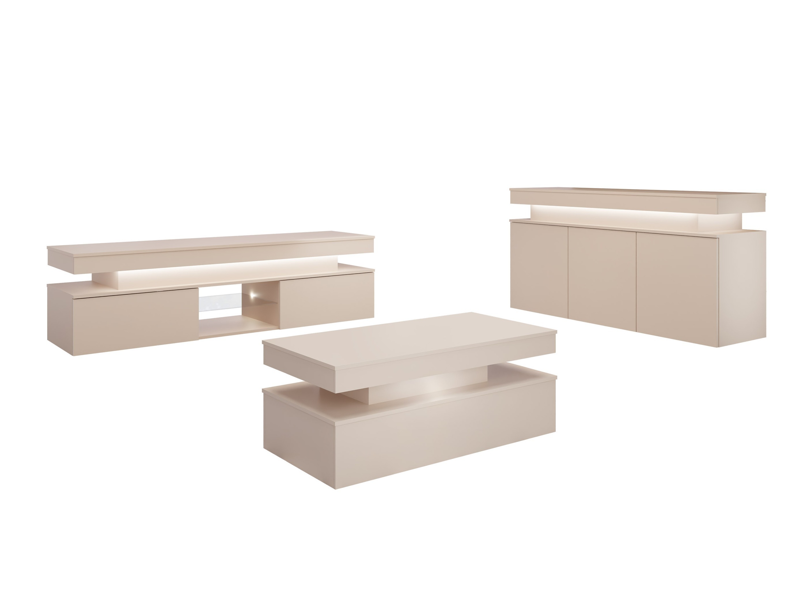 Living room set Monfero (Cashmere)