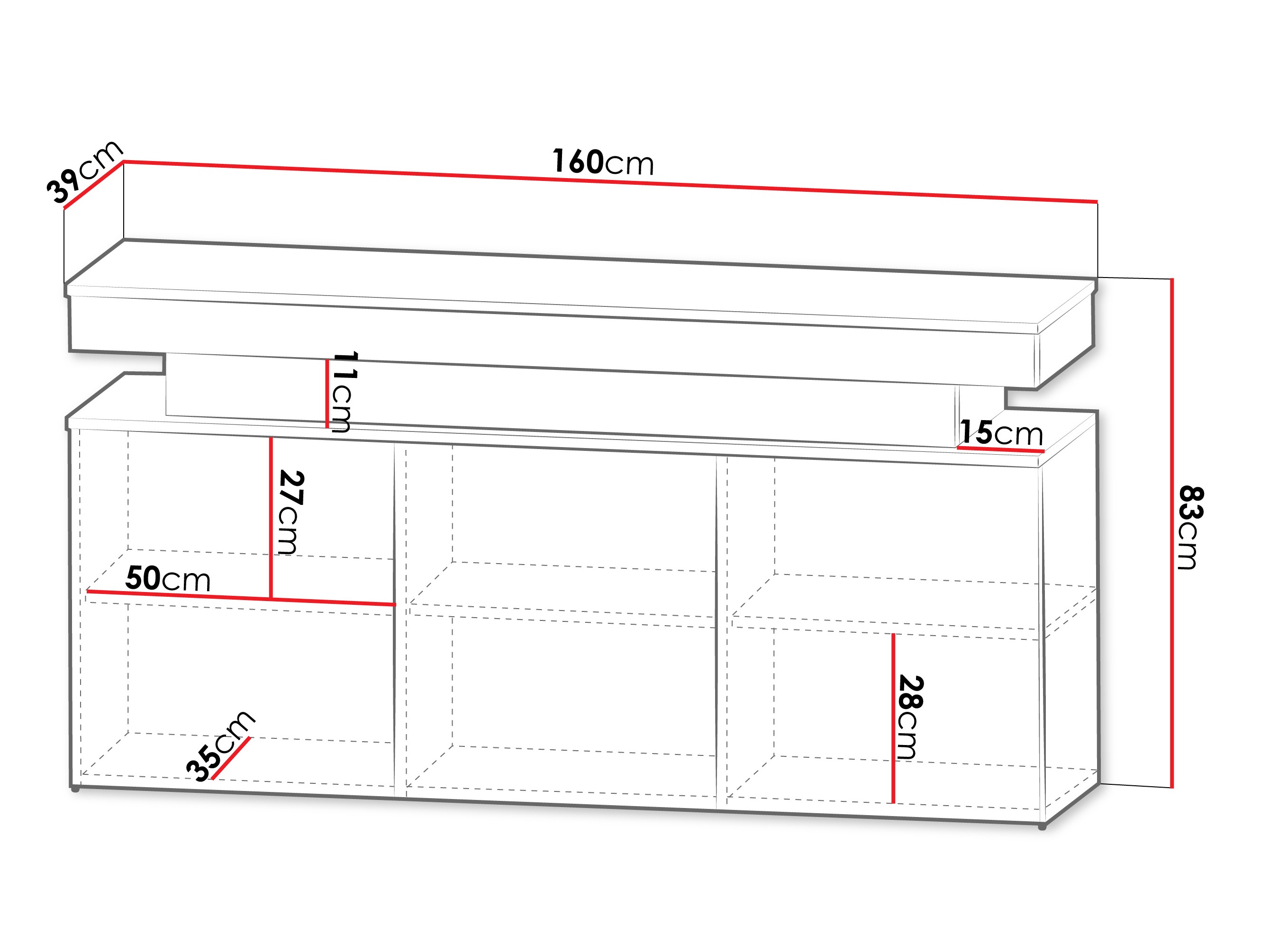 Sideboard Monfero (Cashmere)