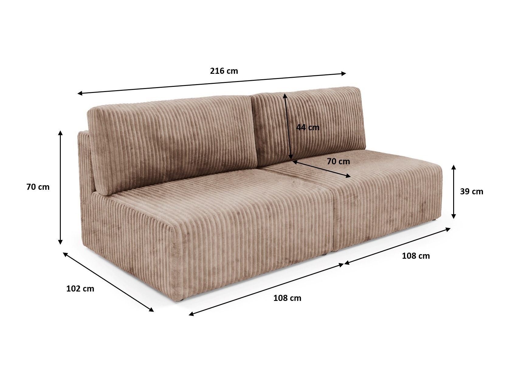 Sofa bed Franklin 150 (Tilia 90)