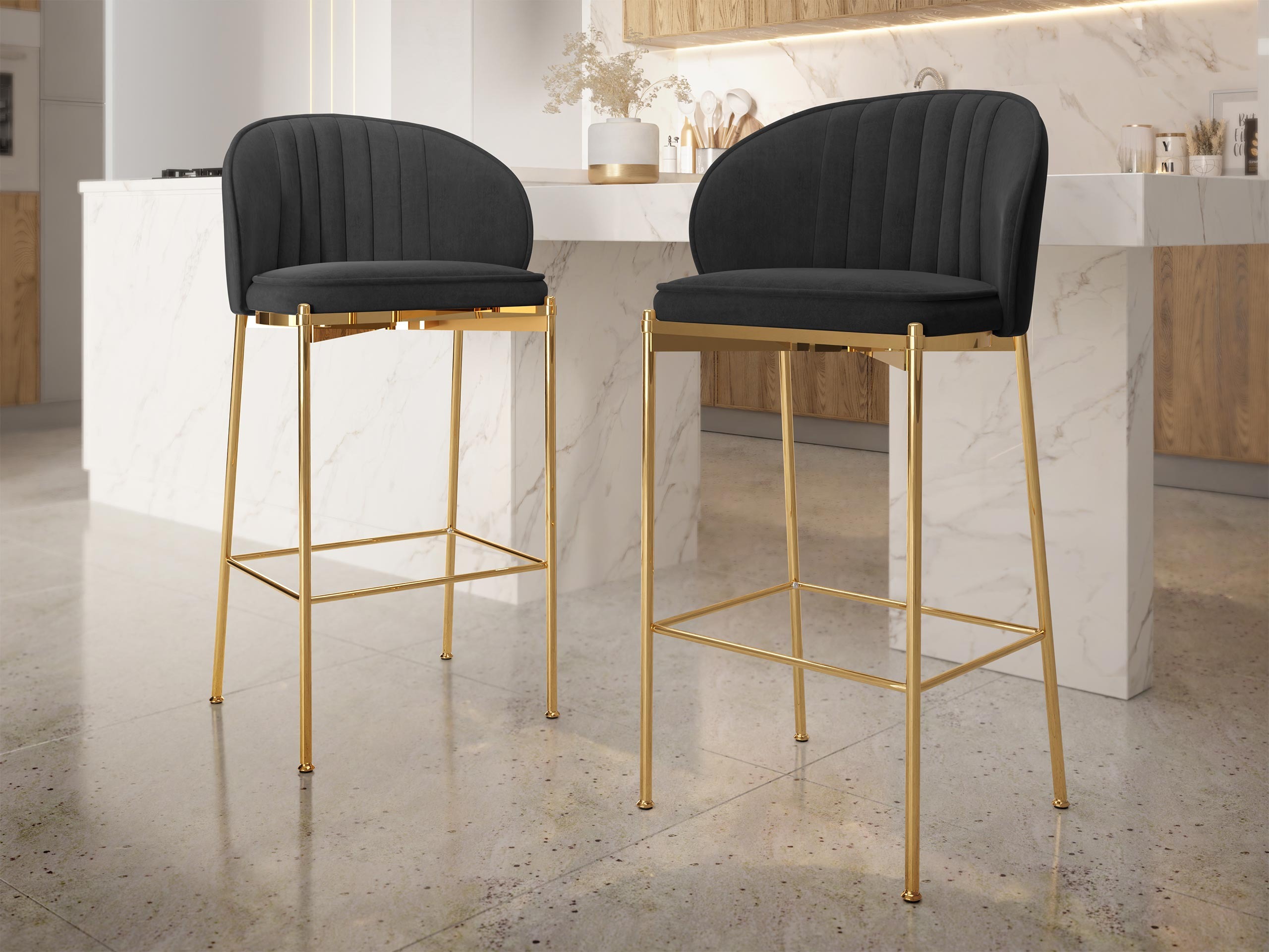 Bar stool Comfivo Hilaritas VI (Black)