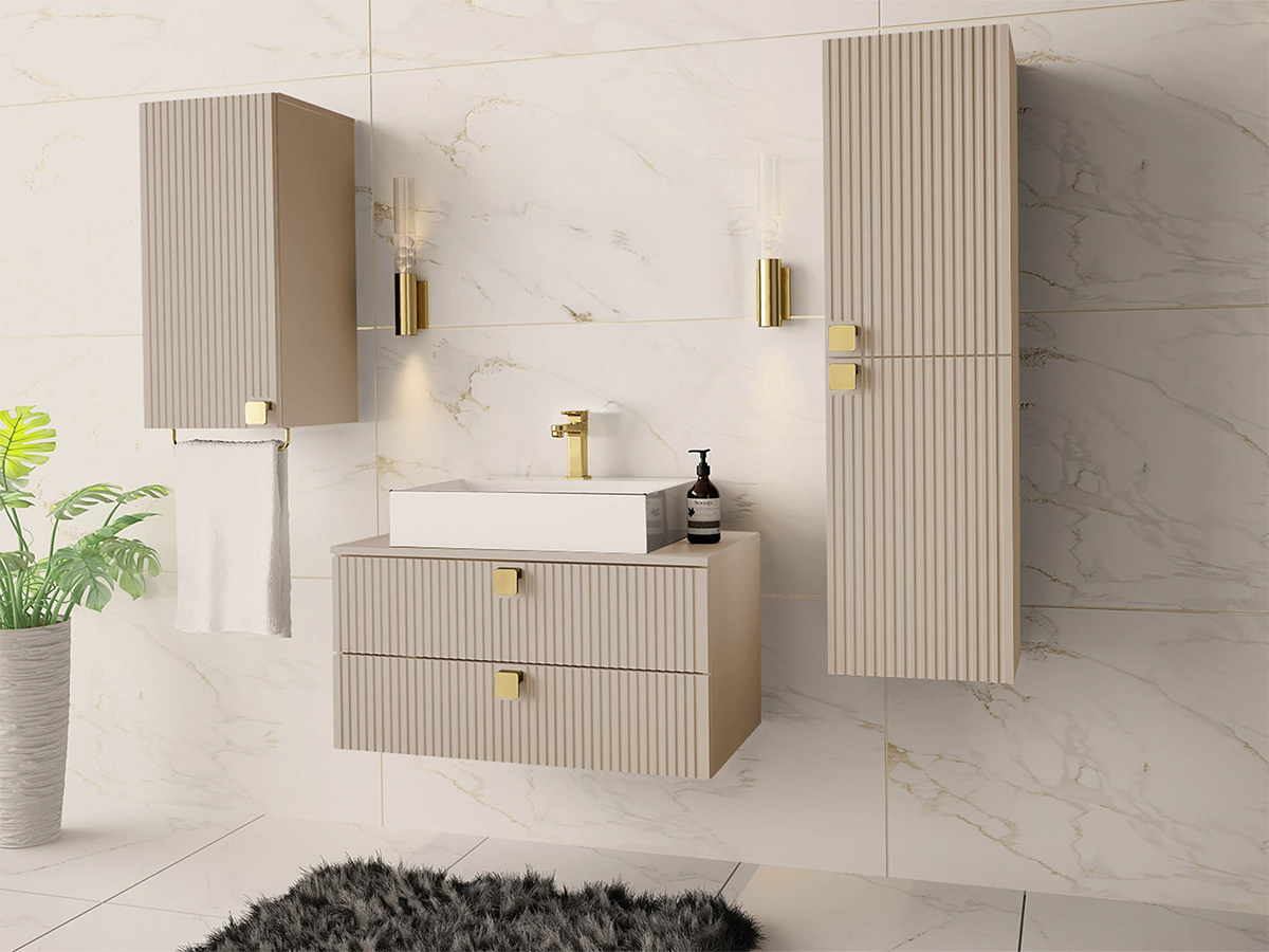 Bathroom set Orlvera 105 (Light brown)