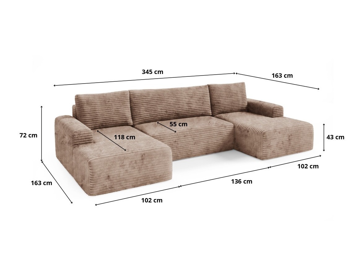 Corner sofa Franklin 157 (Tilia 17)
