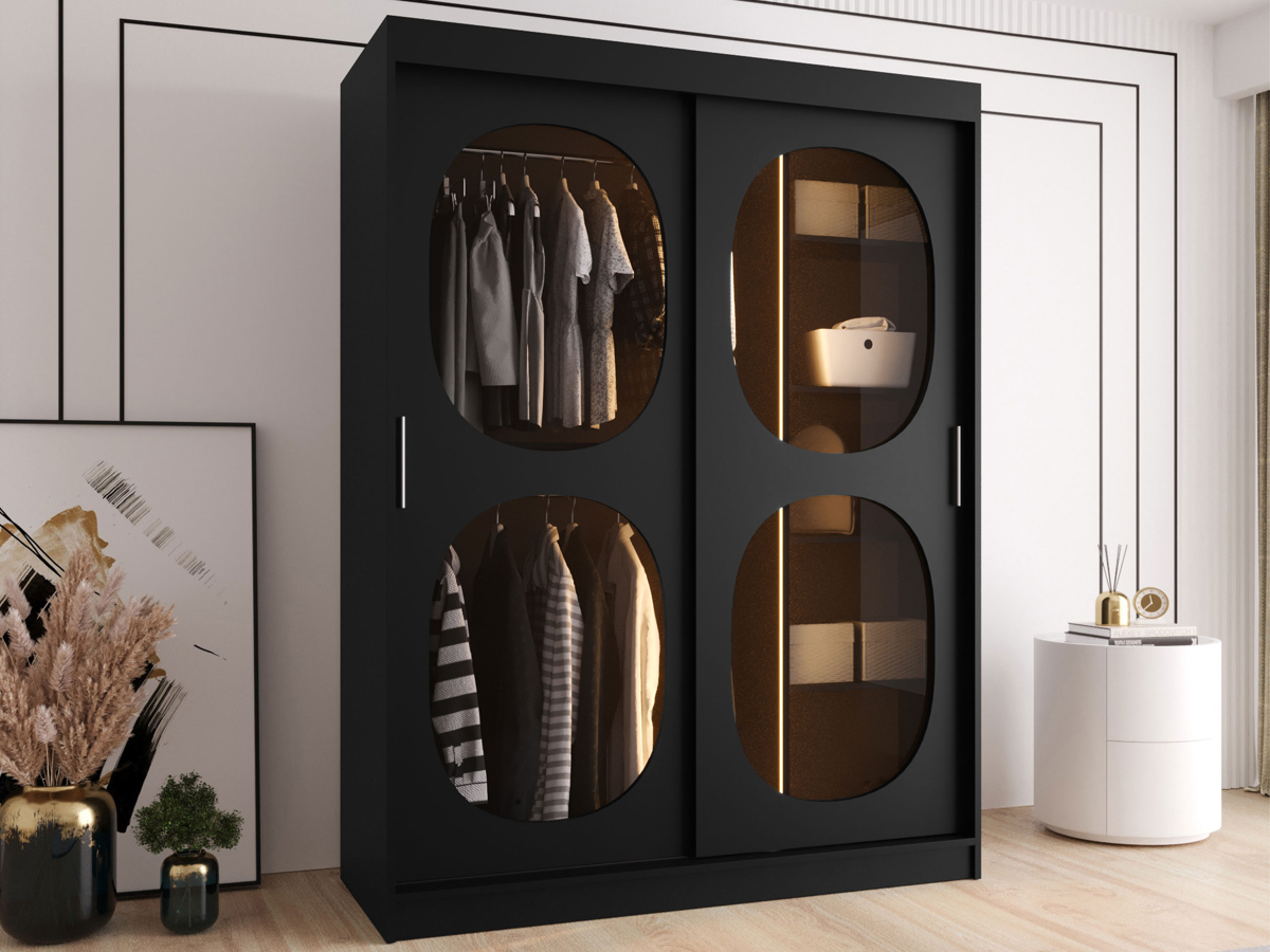 Wardrobe Hartford 527 (Black)