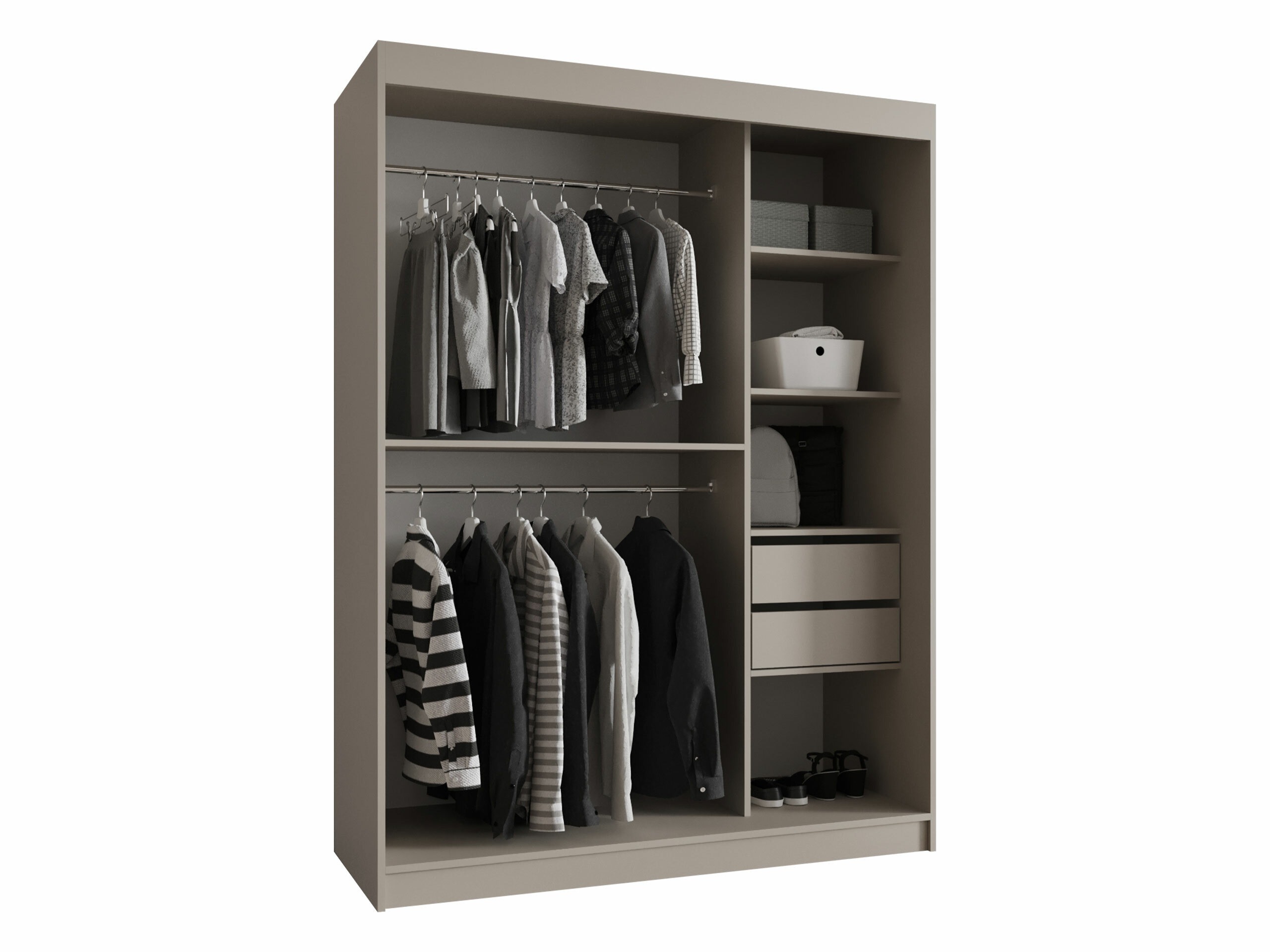 Wardrobe Hartford 528 (Black)