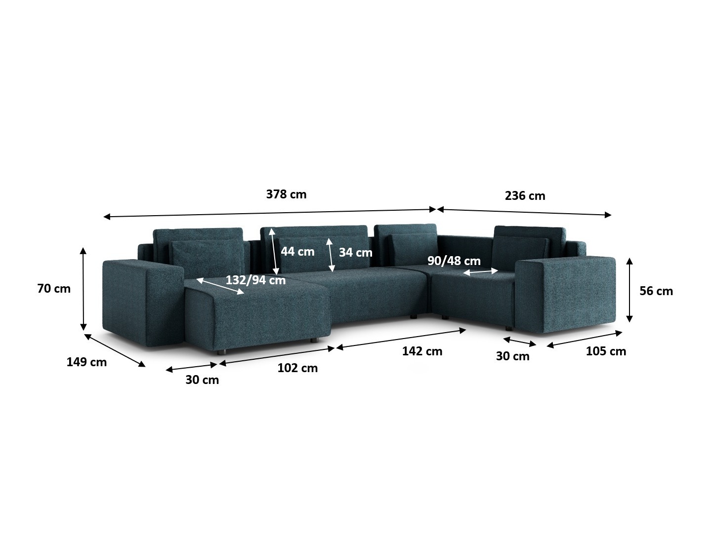 Corner sofa Franklin 161 (Puente 52)