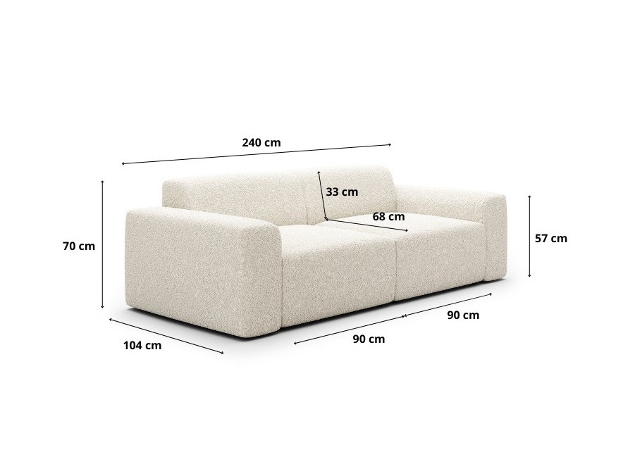 Modular sofa Romenoi 100 (Centaur 03)