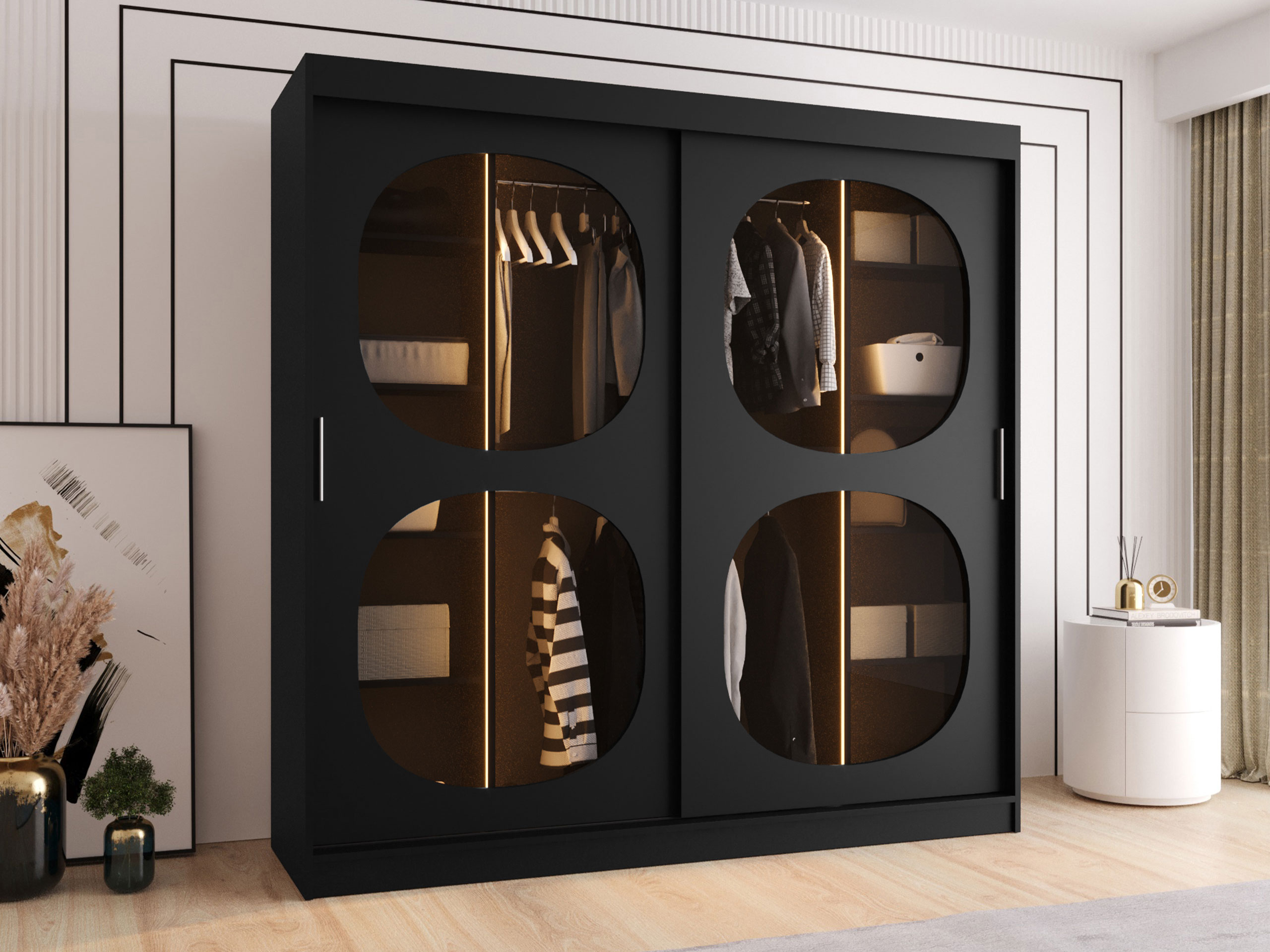 Wardrobe Hartford 531 (Black)