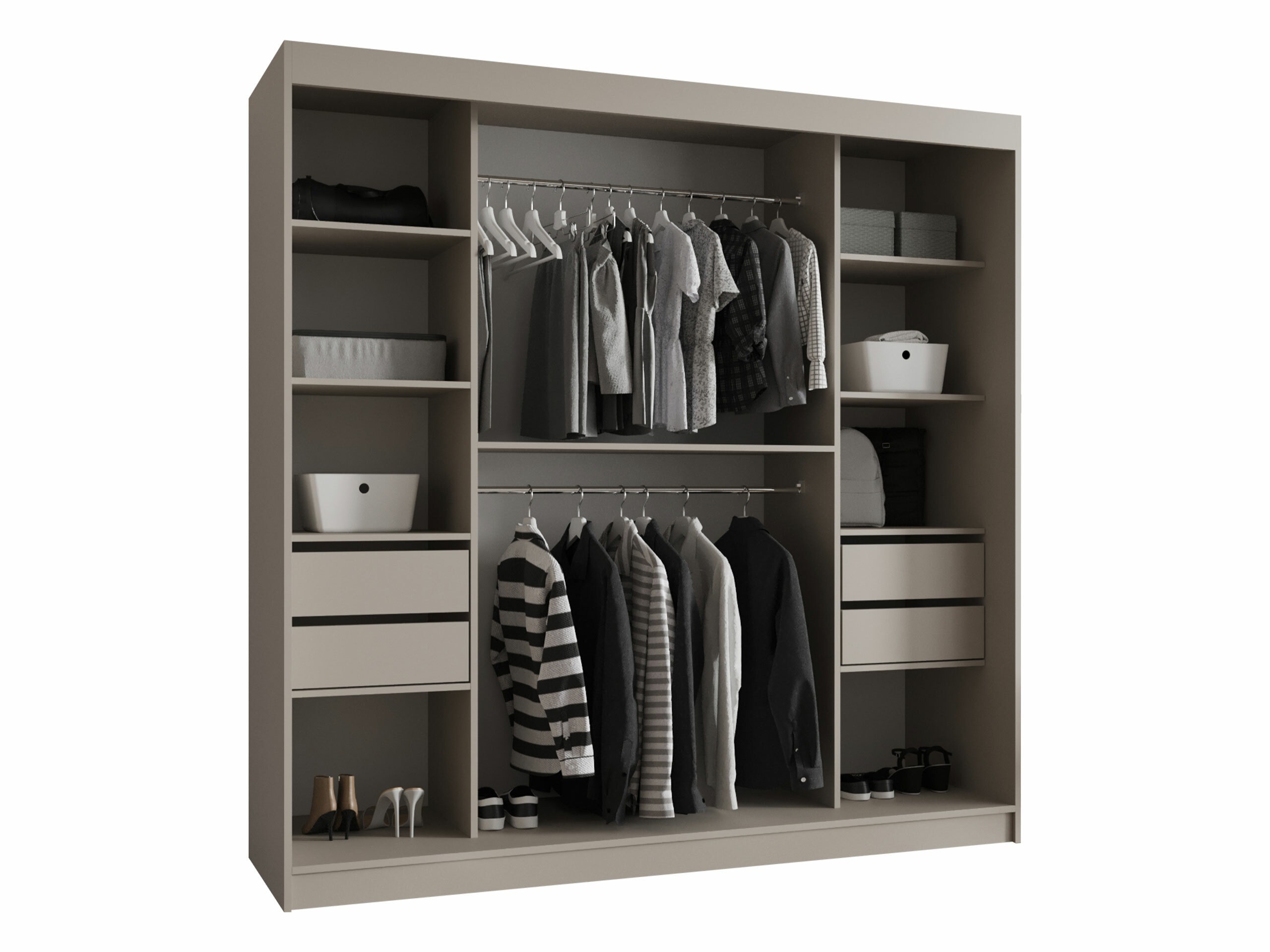 Wardrobe Hartford 531 (Black)
