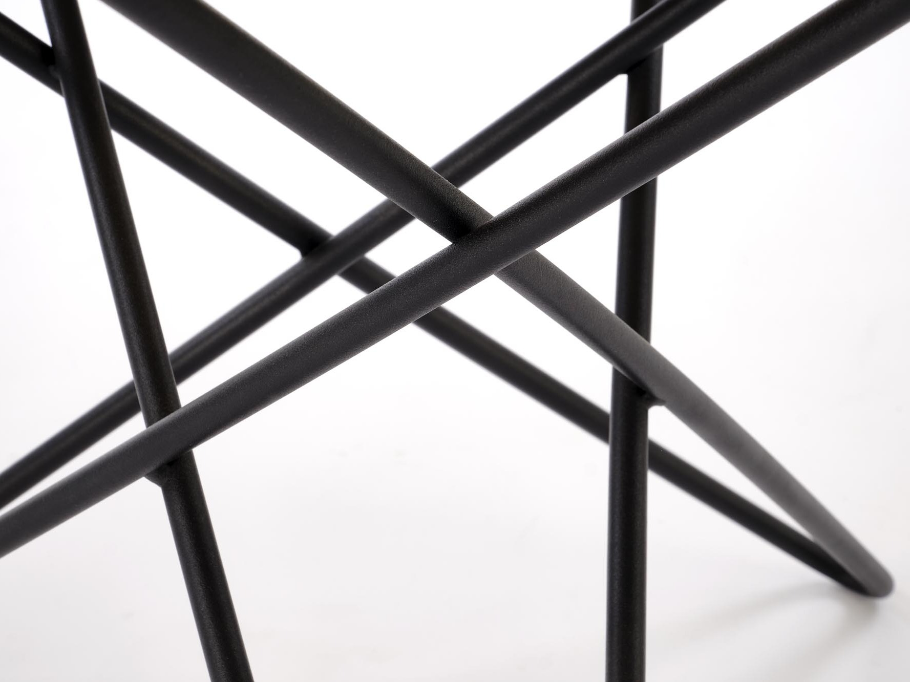 Coffee table Houston 2063 (White marble + Black)