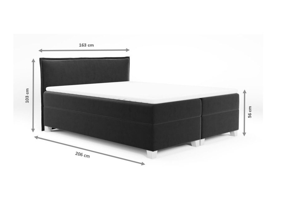 Continental bed Franklin 165 (Kronos 22)