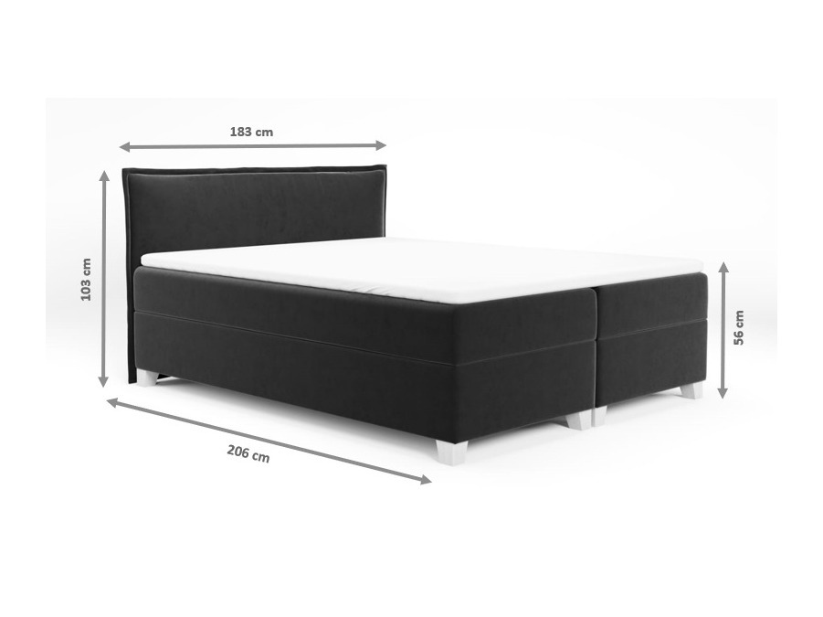 Continental bed Franklin 165 (Kronos 22)