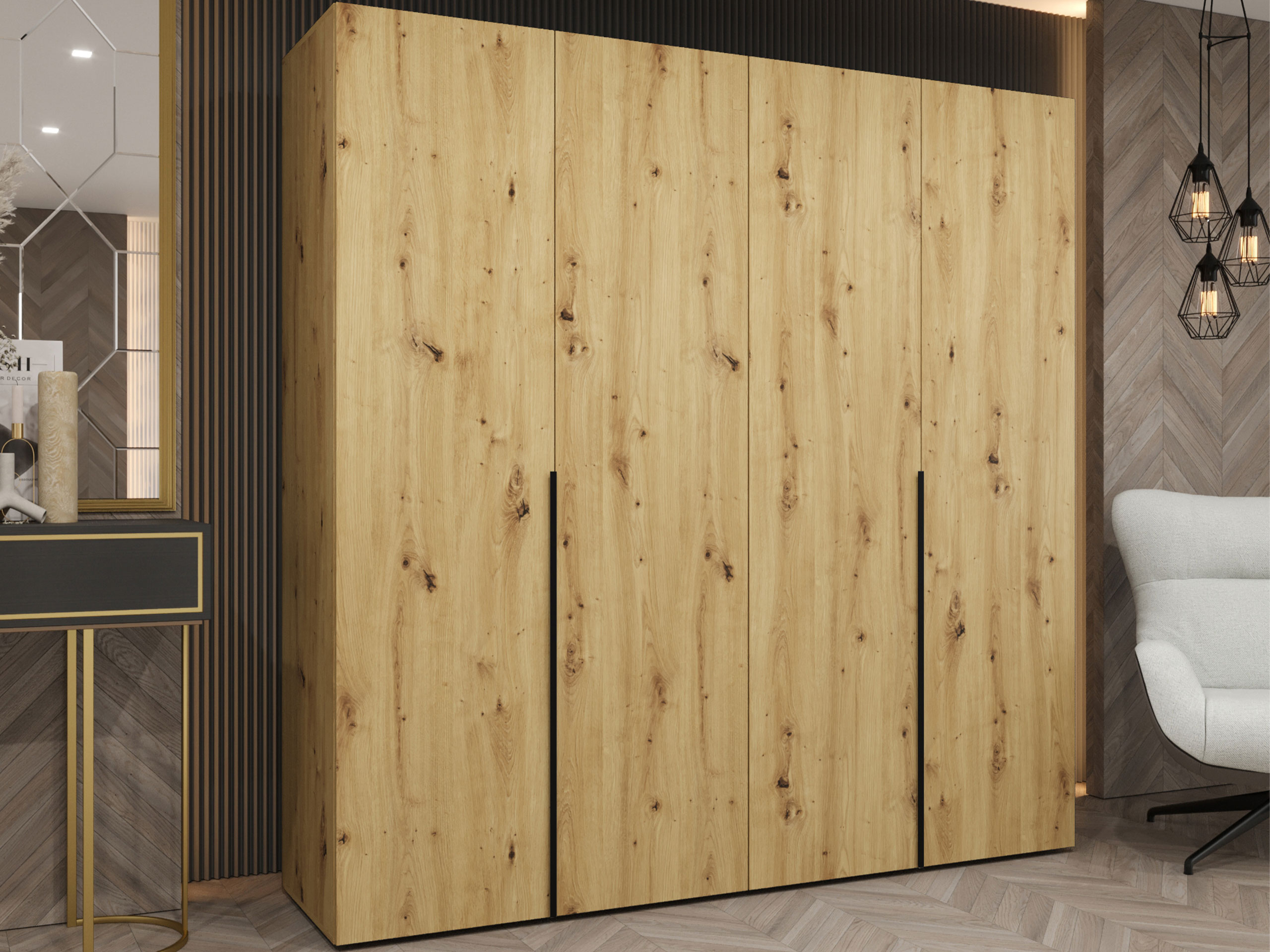 Wardrobe Hartford 537 (Artisan oak)