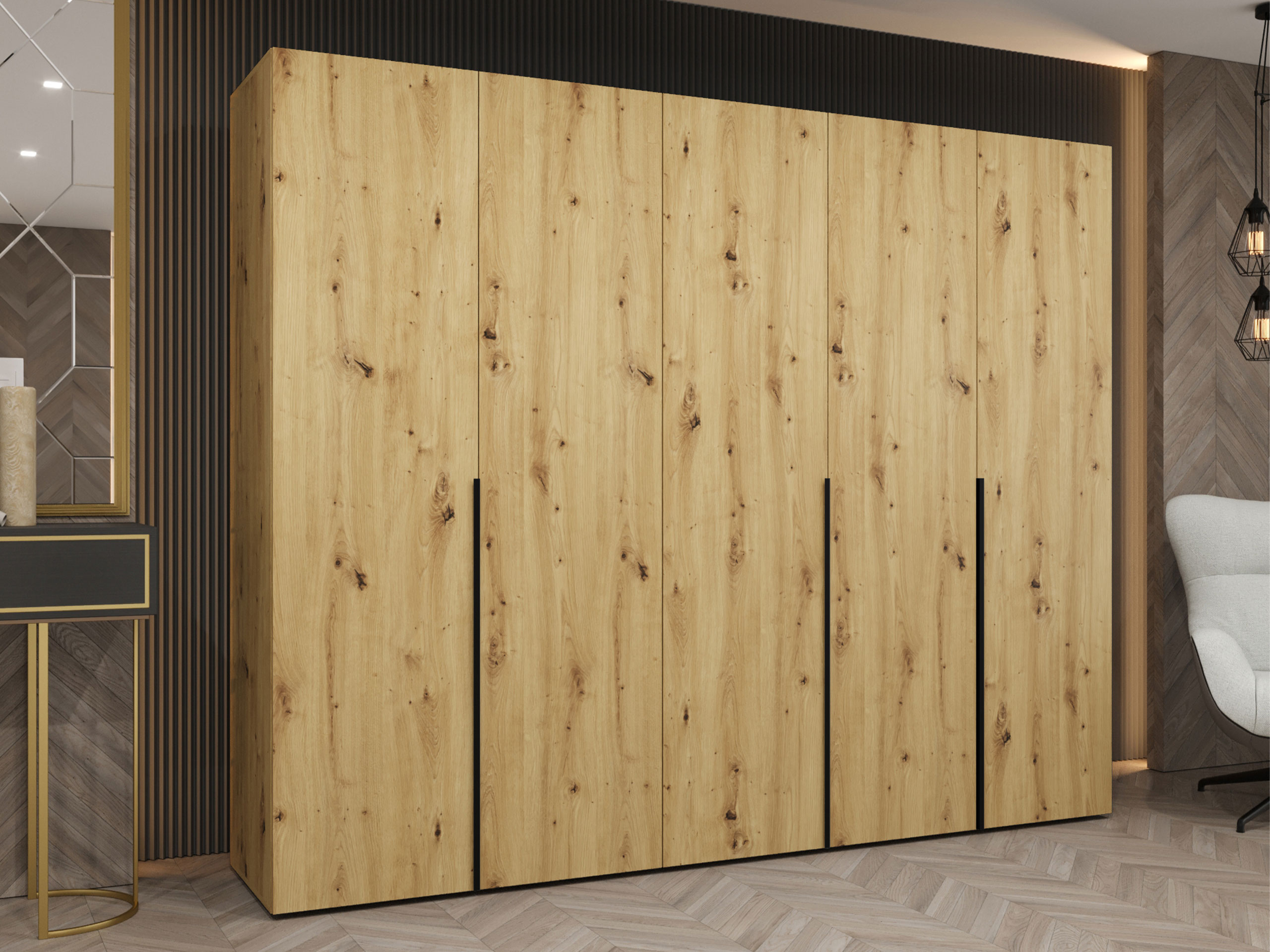 Wardrobe Hartford 538 (Artisan oak)