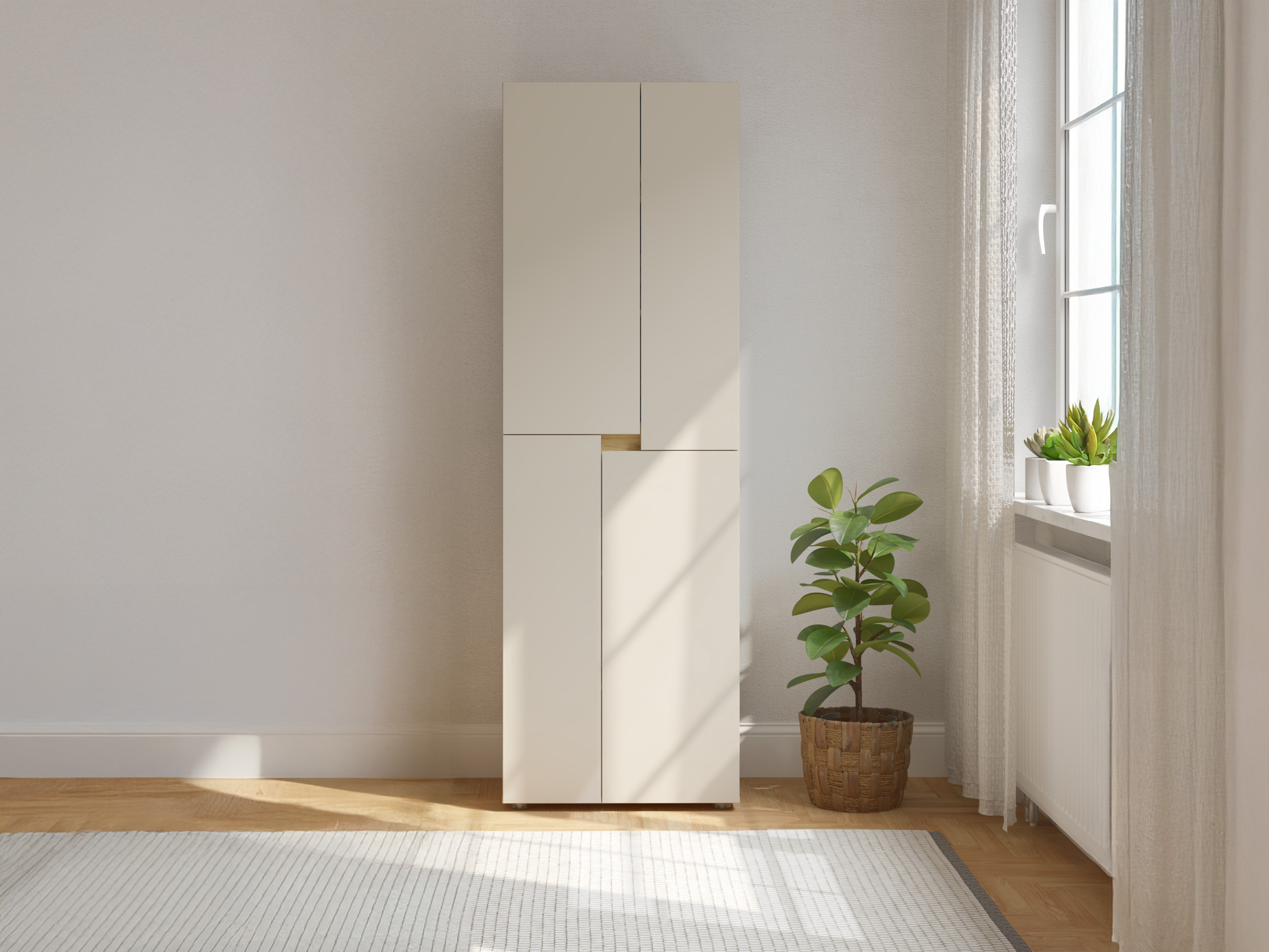 Bookcase Mavdori 104 (Cashmere)