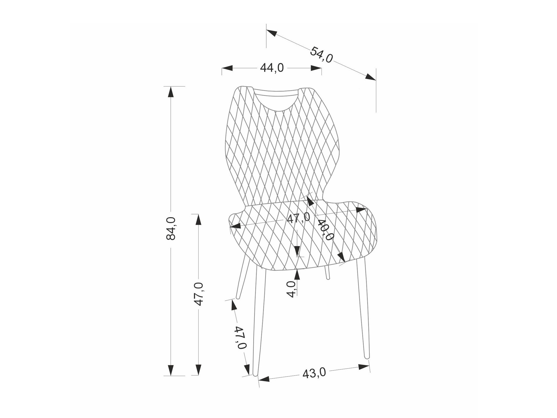 Chair Houston 2069 (Beige + Black)