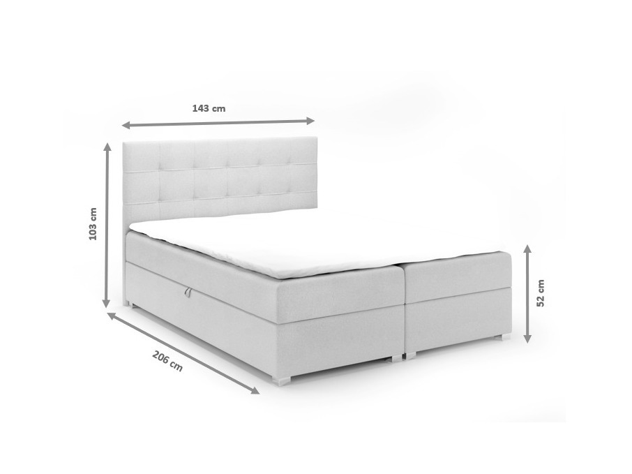 Continental bed Franklin 169 (Cover 83)